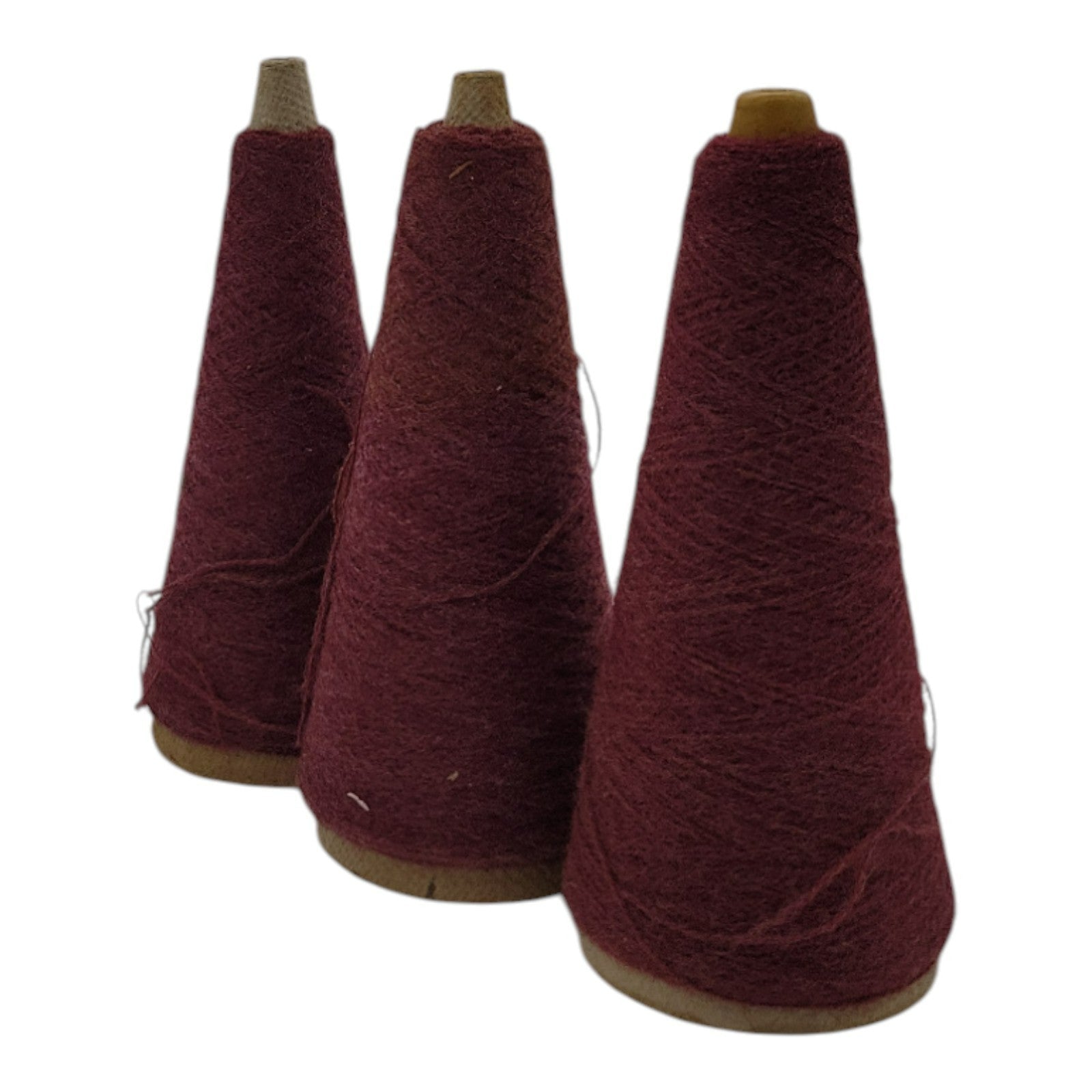 Vintage Malina Navy 604 Yarn Cone Acrylic 2/24 Lot of 3