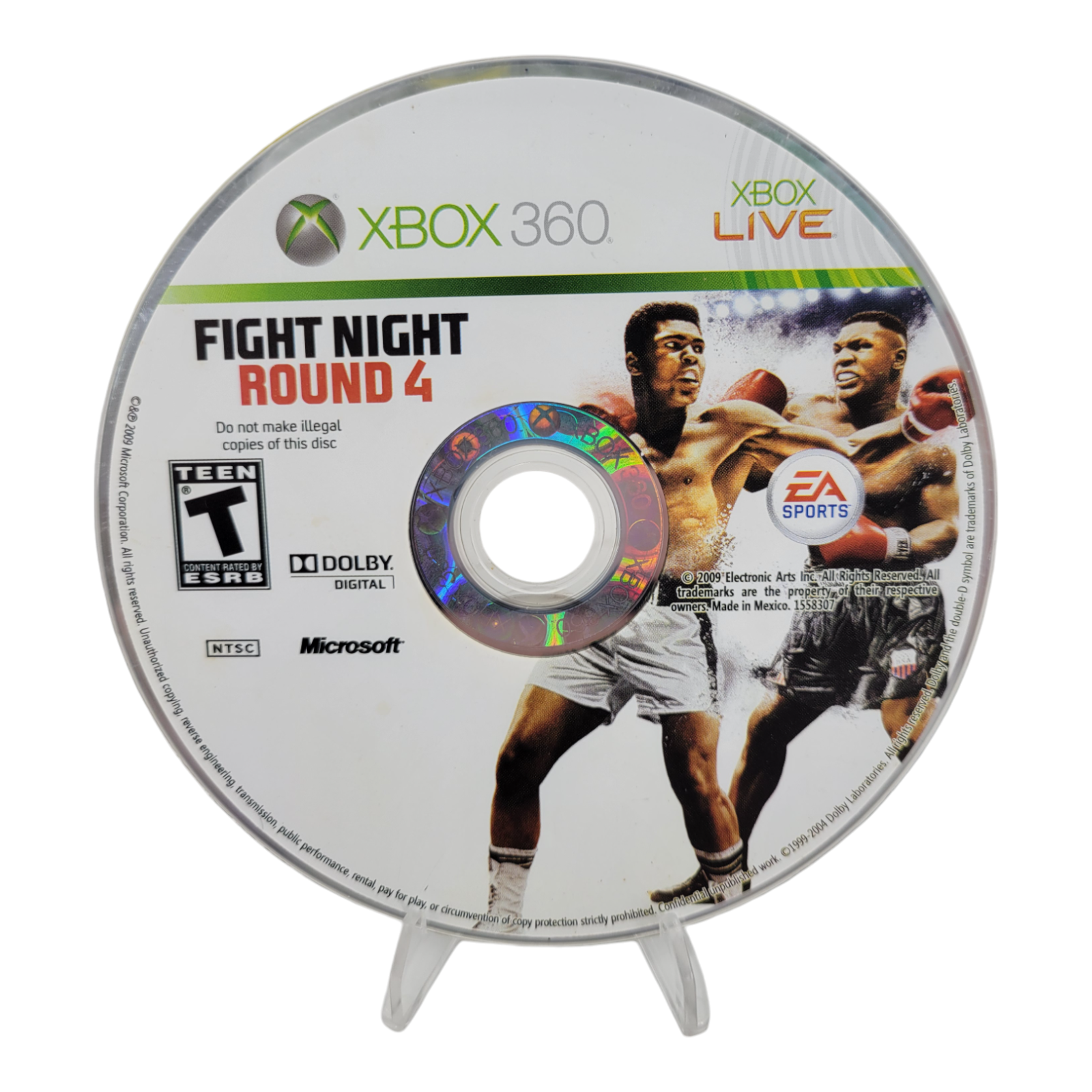 EA Sports Fight Night Round 4 Xbox 360 2009 Microsoft Boxing Game