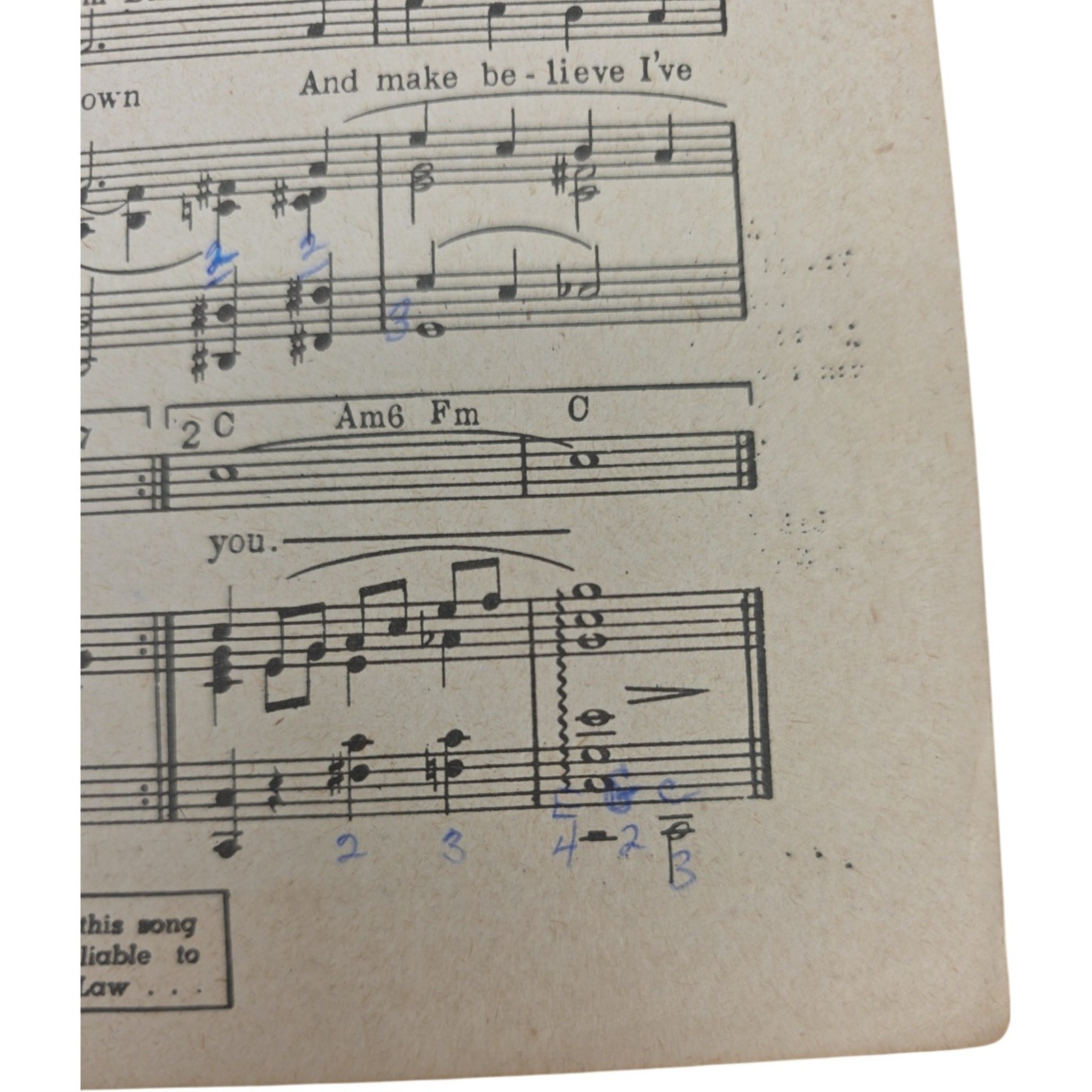 I Can’t Begin to Tell You Sheet Music from The Dolly Sisters 20th Century Fox