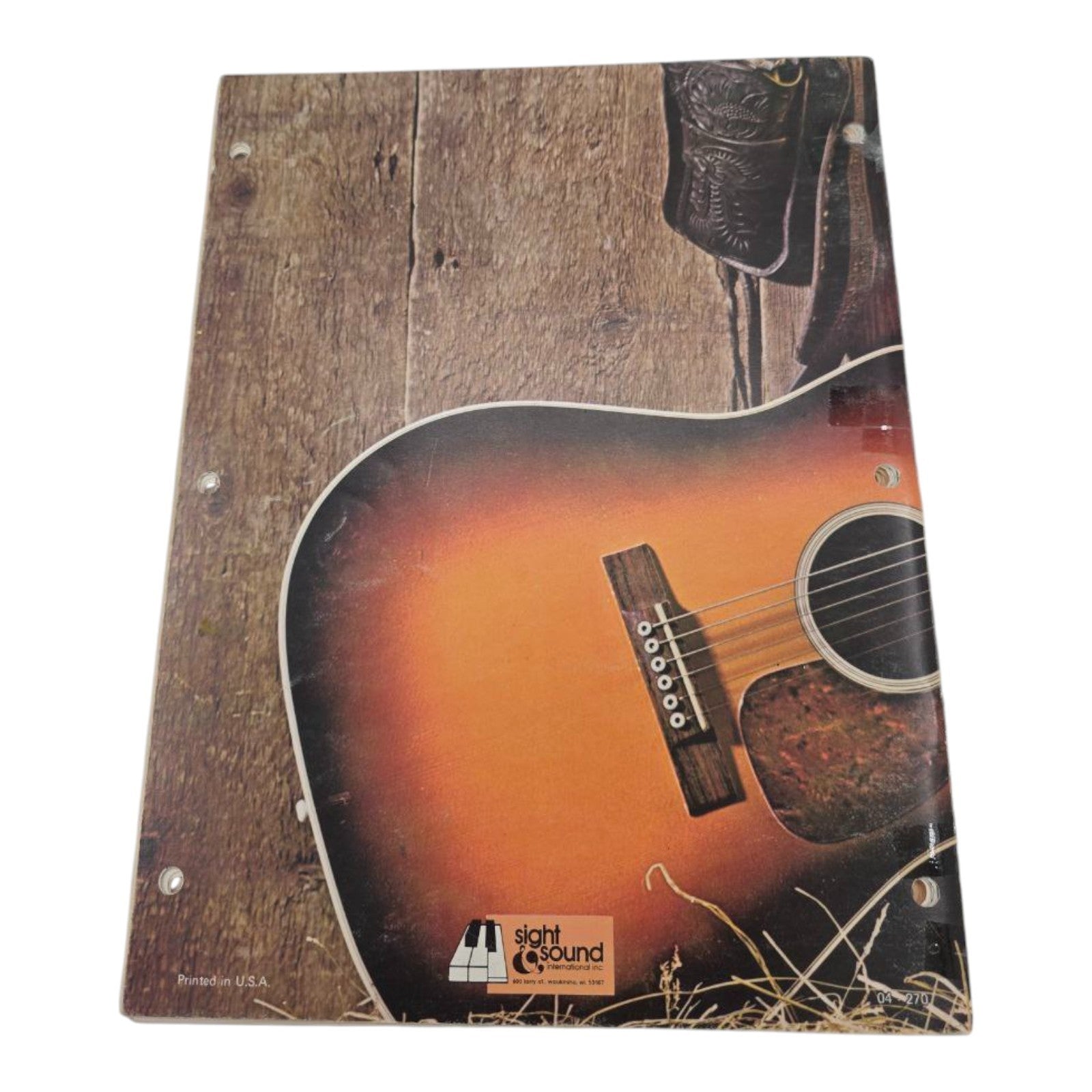 Easy-Play Speed Music Country Gold for Organs Pianos Guitars Vintage Music Book