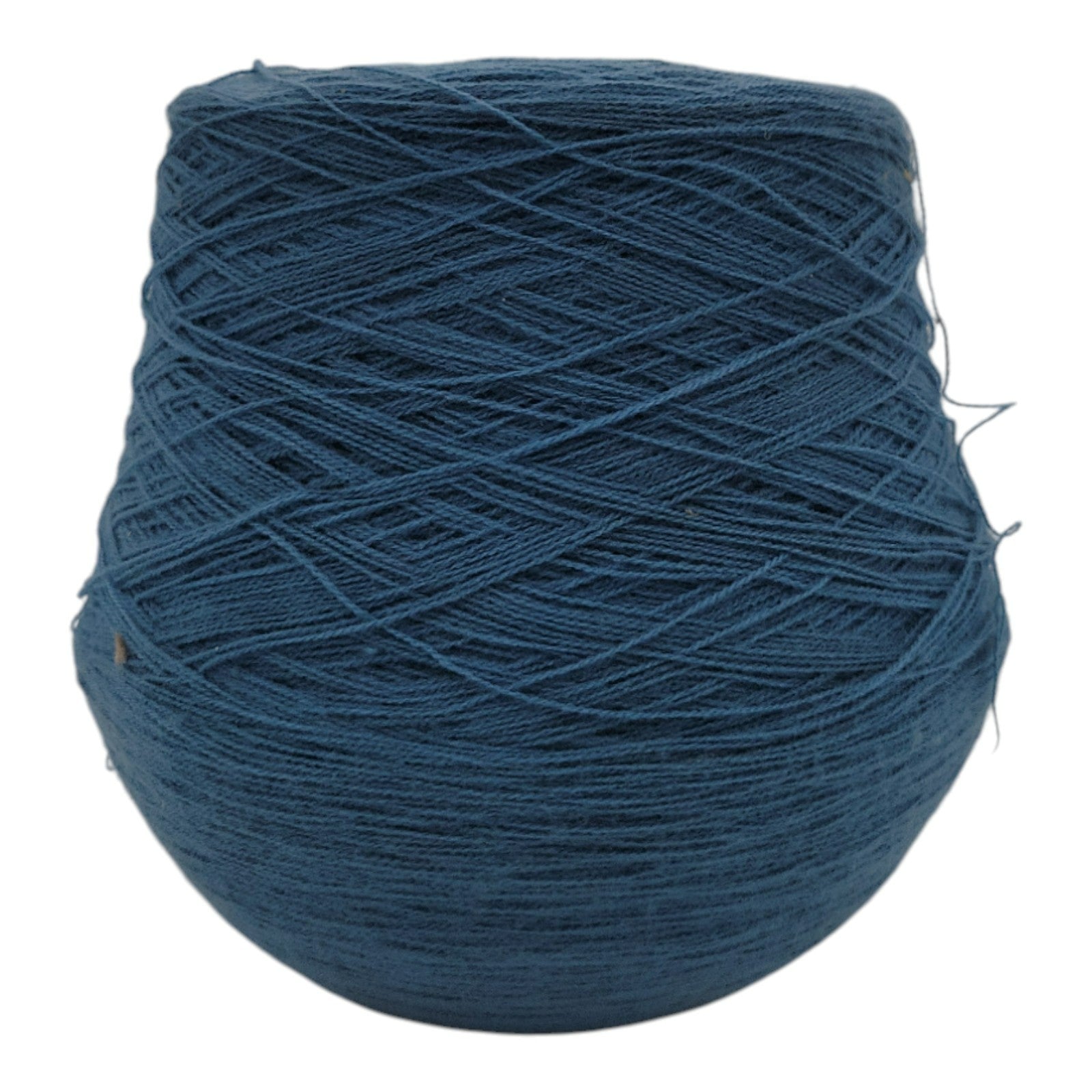Vintage Phoenix Dye Works Acrylic Yarn Cone Blue 2/24