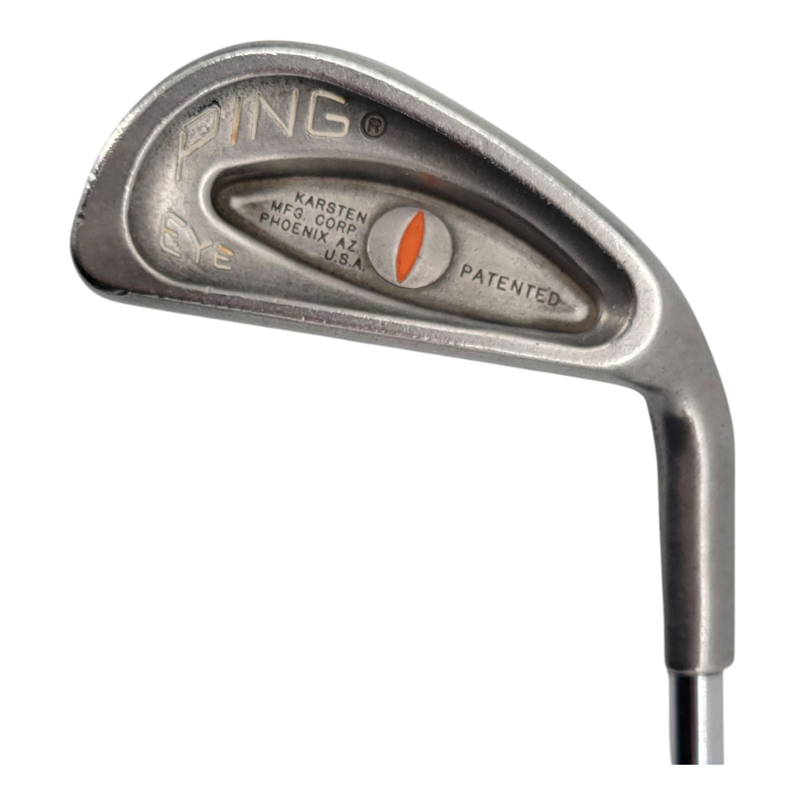 Ping Karsten Cat Eye Orange Dot Mens 3 Iron Steel Shaft Original Grip RH 40"