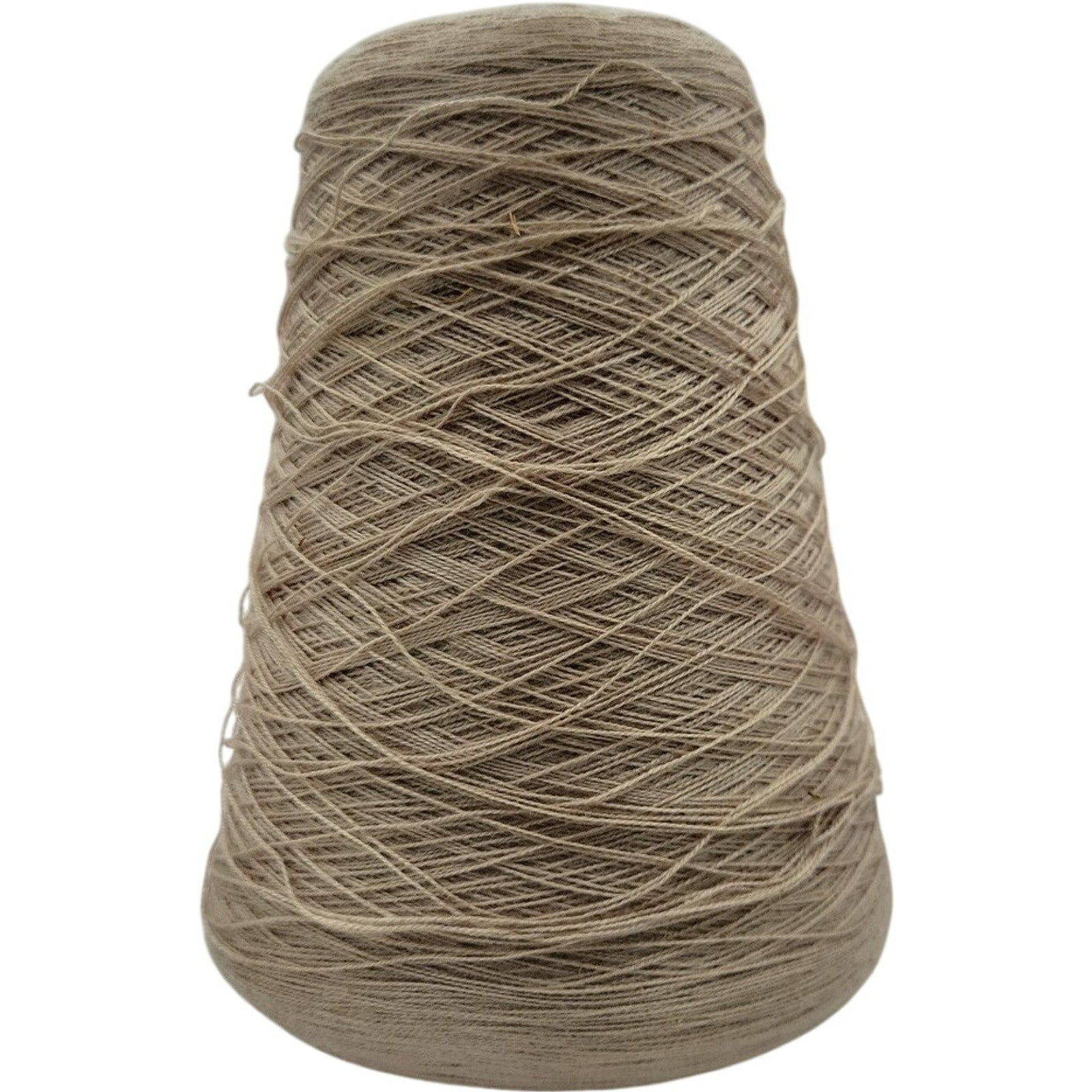 Vintage Pisgah Taupe Acrylic Yarn Cone 2/24