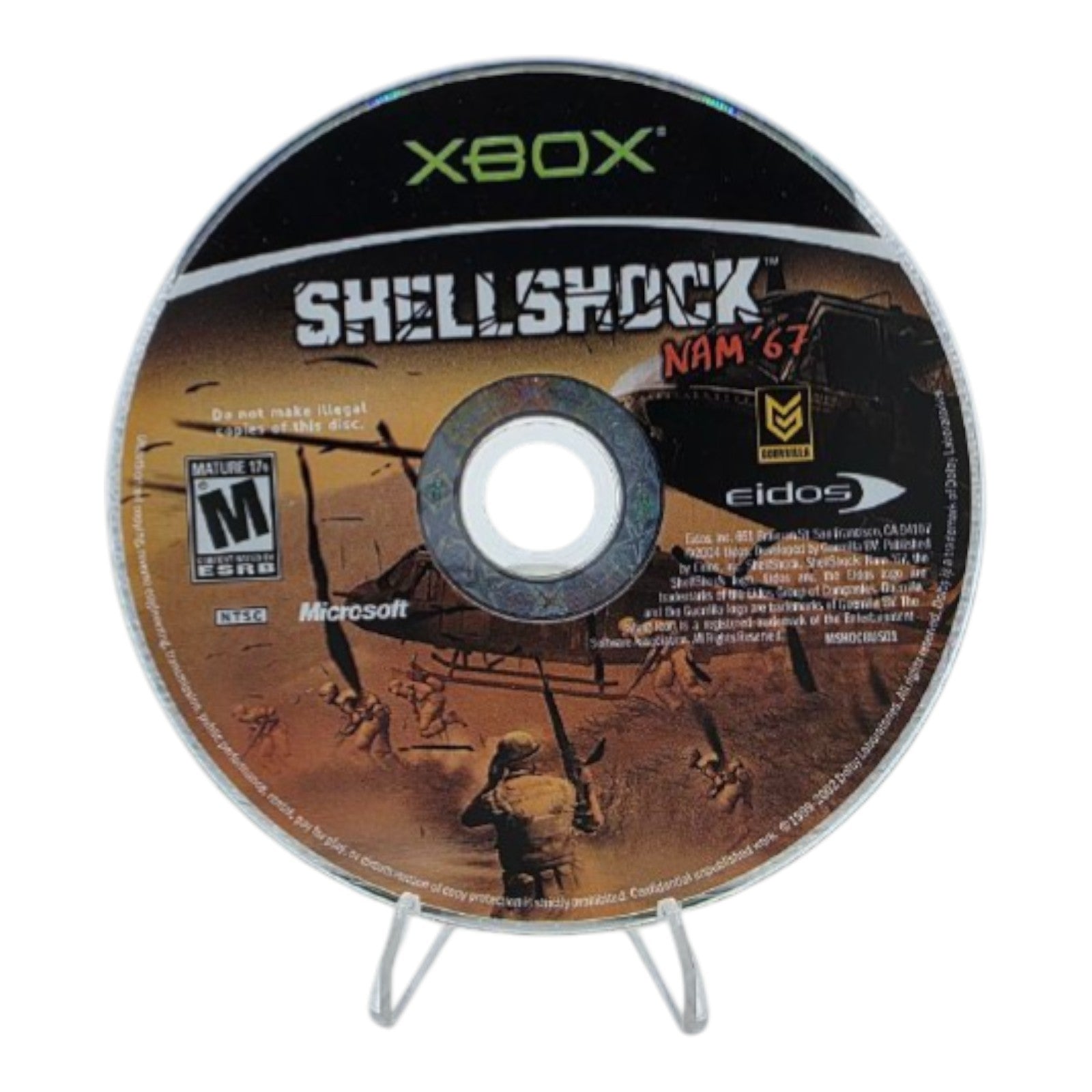 ShellShock Nam '67 Microsoft Xbox 2004 Shooter Video Game Tested No Manual