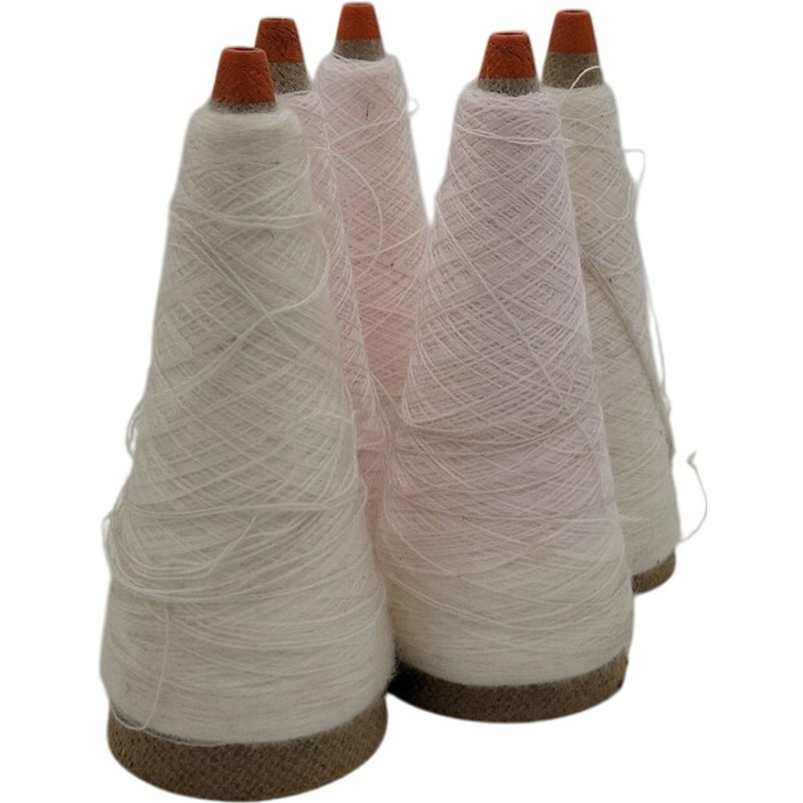 Vintage Pharr Yarns Orlon Acrylic Nomelle 2/29 Cone Yarn Lot of 5