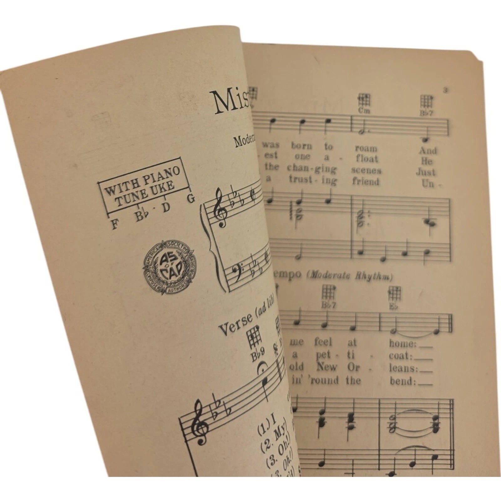 Sheet Music Mister and Mississippi Dennis Day 1951 Irving Gordon Vintage