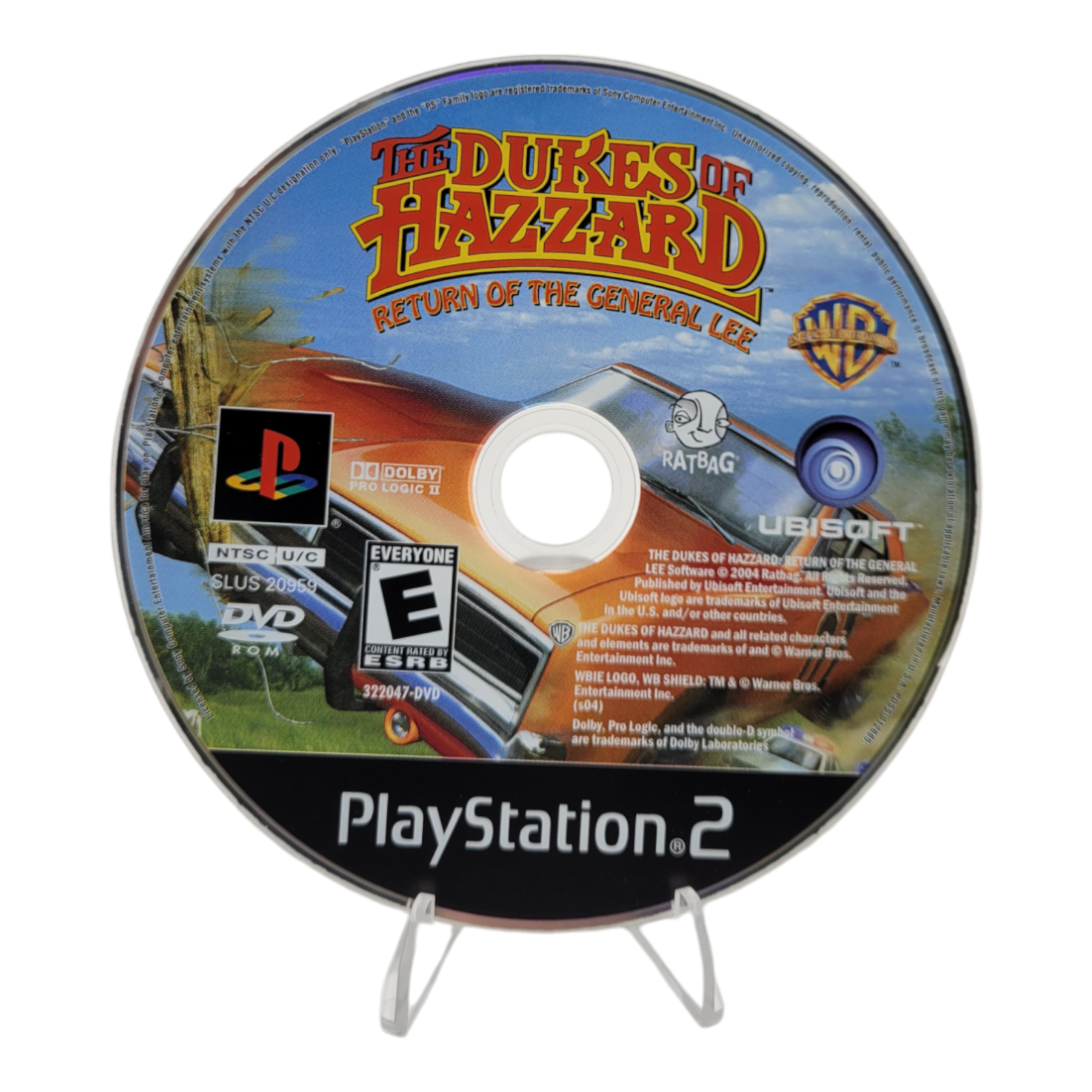 The Dukes of Hazzard Return of the General Lee PlayStation 2 PS2 2004