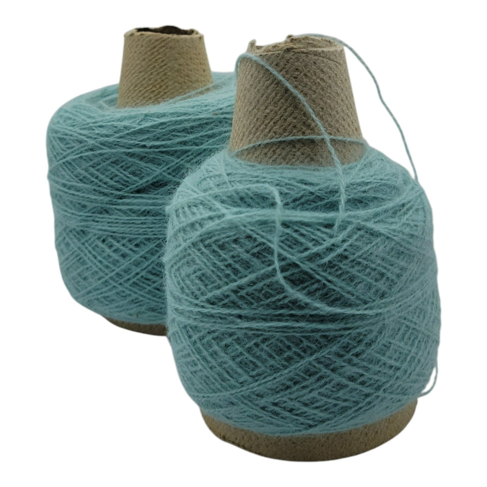 Vintage Templon 2/24 Dk Jade Header S-78827 Acrylic Cone Yarn Lot of 2