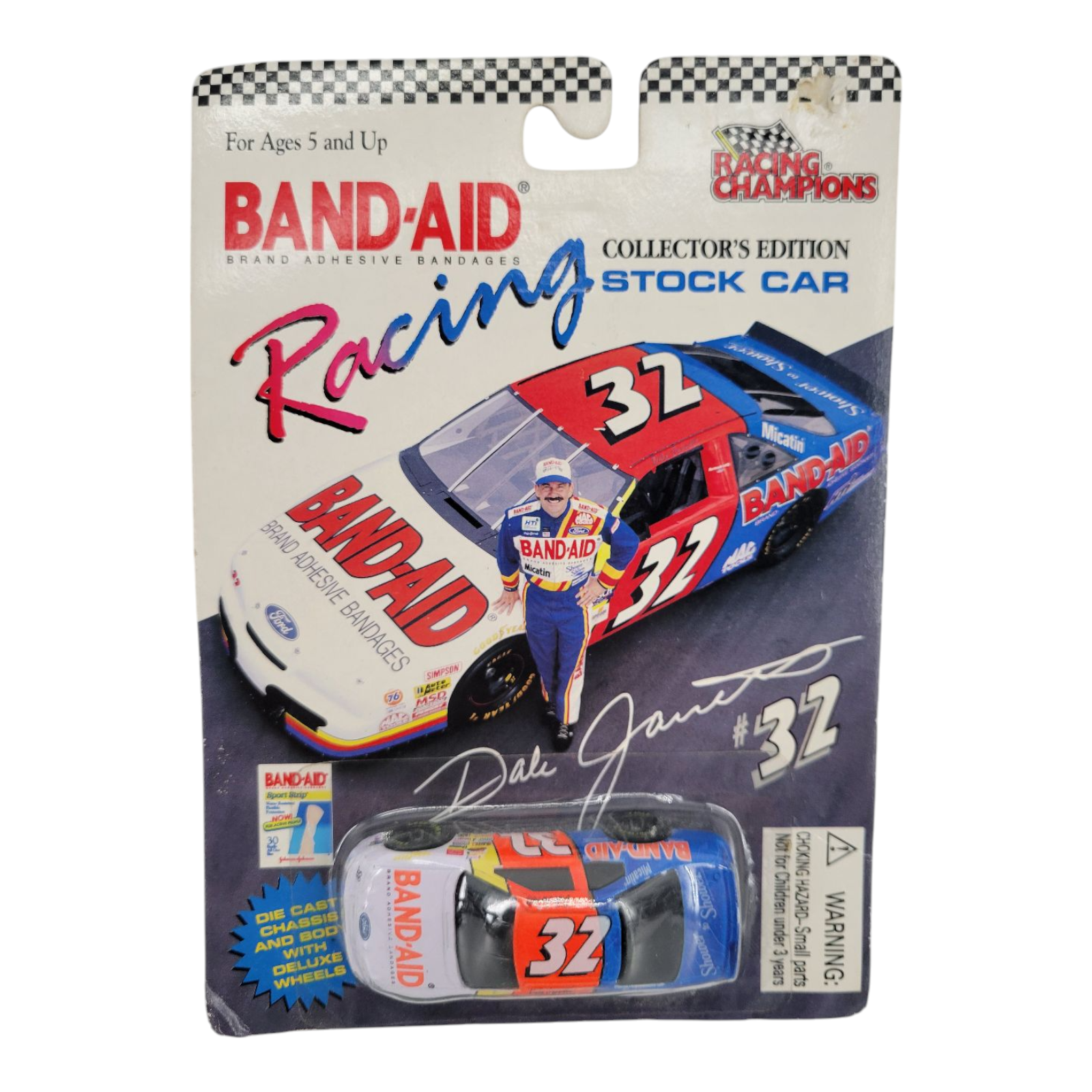 Racing Champions Dale Jarrett #32 Collector's Edition Stock Car Die-Cast 1996