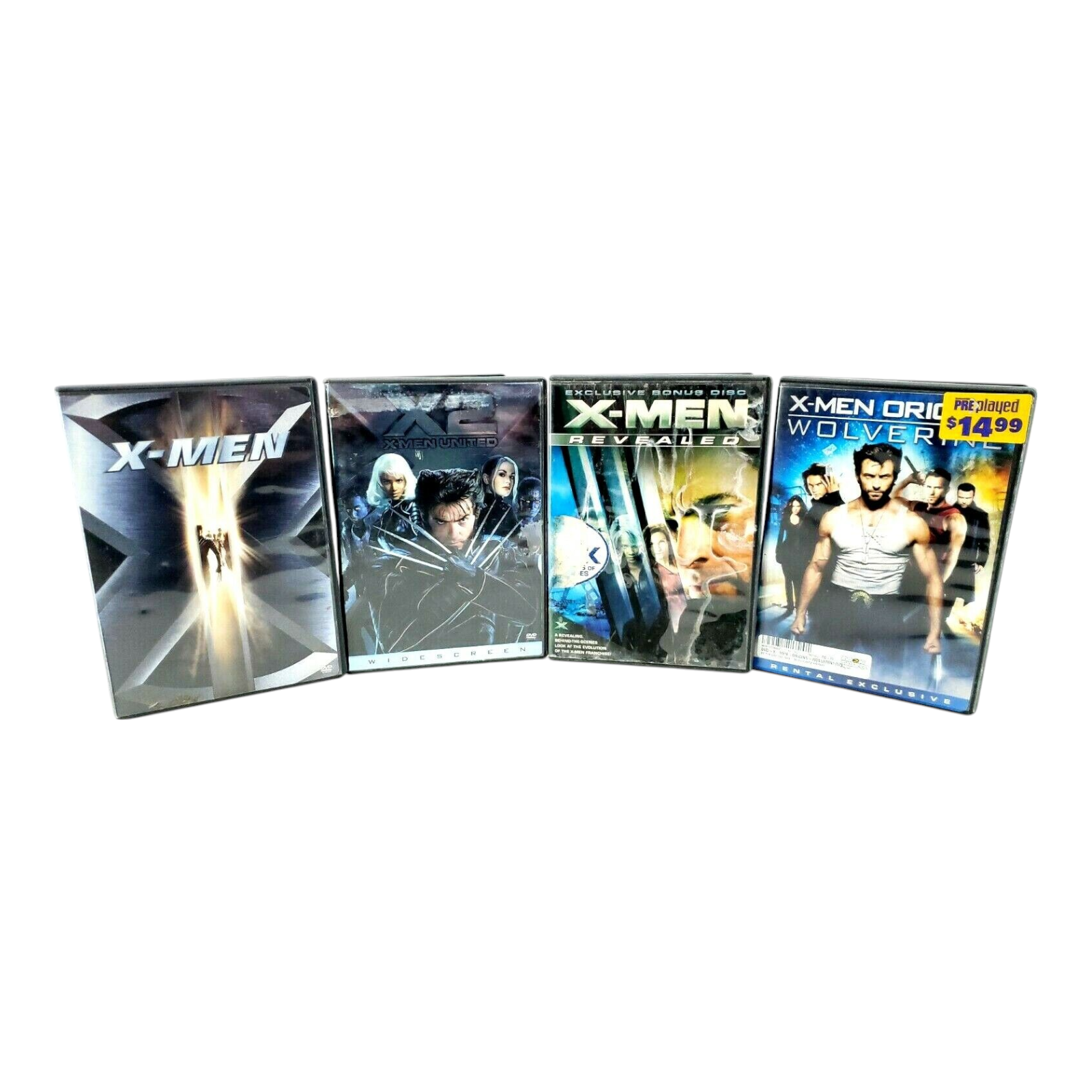 X Men, X Men Revealed, X Men Original Woverine, X2 Xmen United