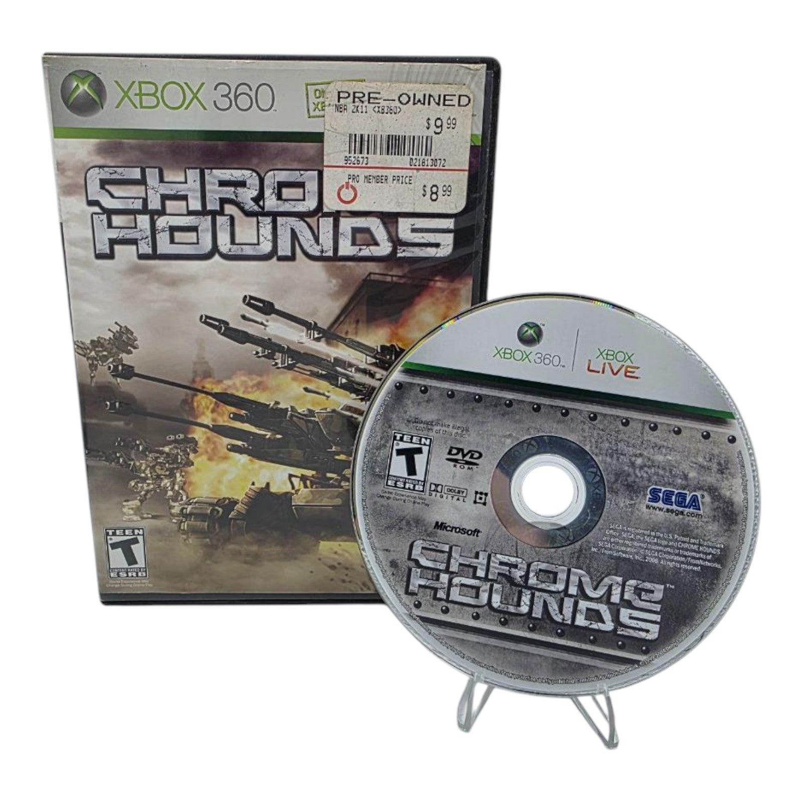Chrome Hounds Xbox 360 Game Complete No Manual Tested SEGA 2006