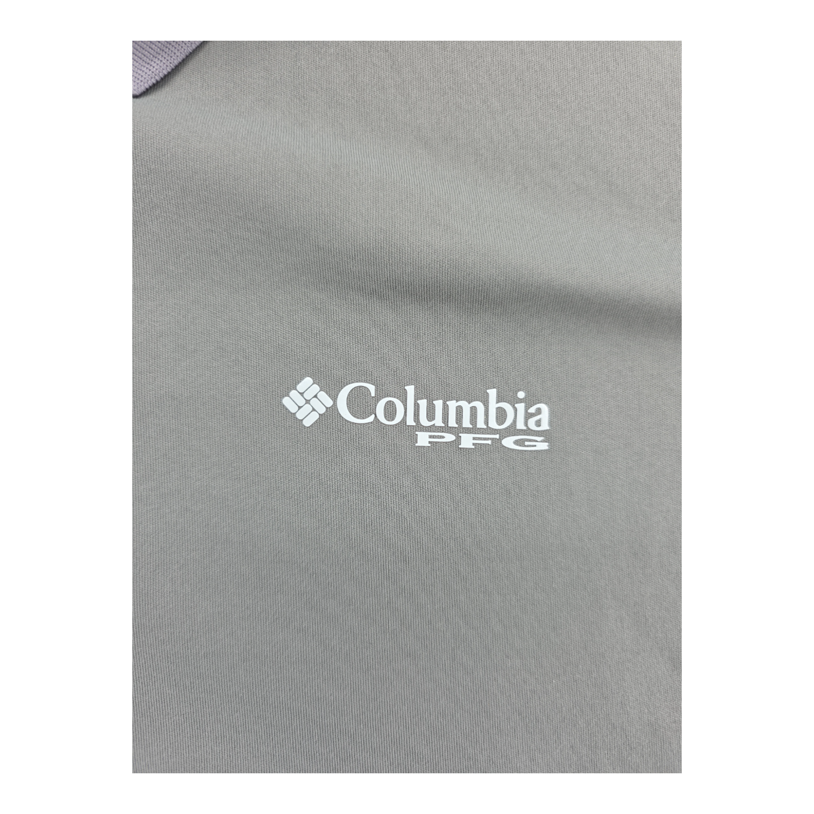 Columbia PFG Omni Freeze Zero Polo Shirt Gray White Short Sleeve XXL 2TG