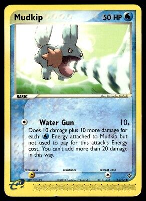 Pokemon 2003 EX Dragon Mudkip Basic Common #65 Lightly Played Collectible Card