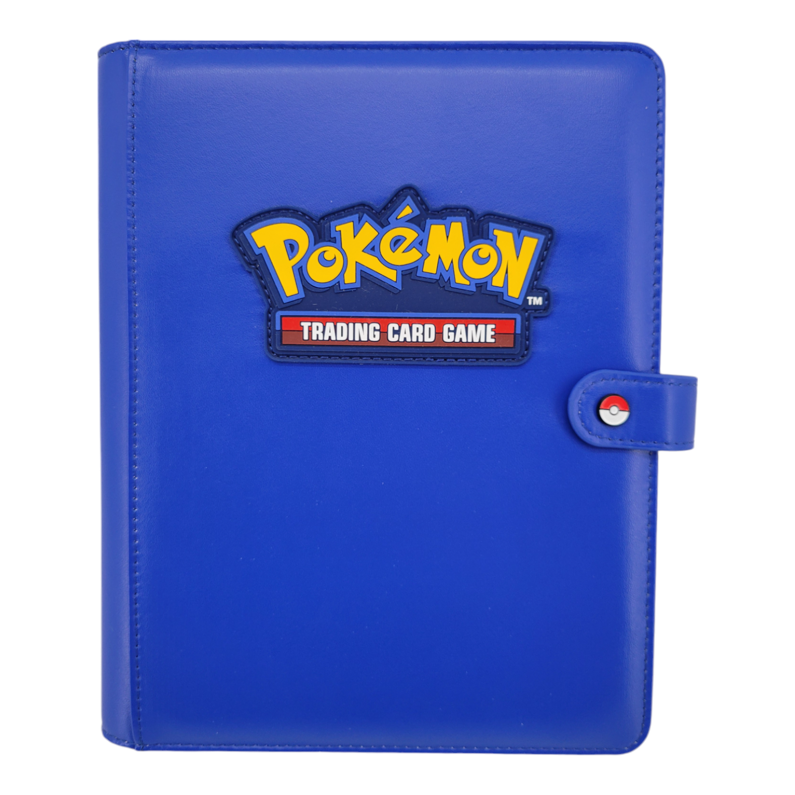 Ultra PRO Pokémon 4 Pocket Premium Snap Binder Blue Premium Leatherette Cover