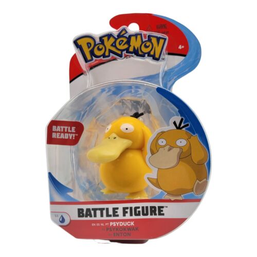 Jazwares Pokemon Battle Figure Psyduck Battle Ready Toy 95025