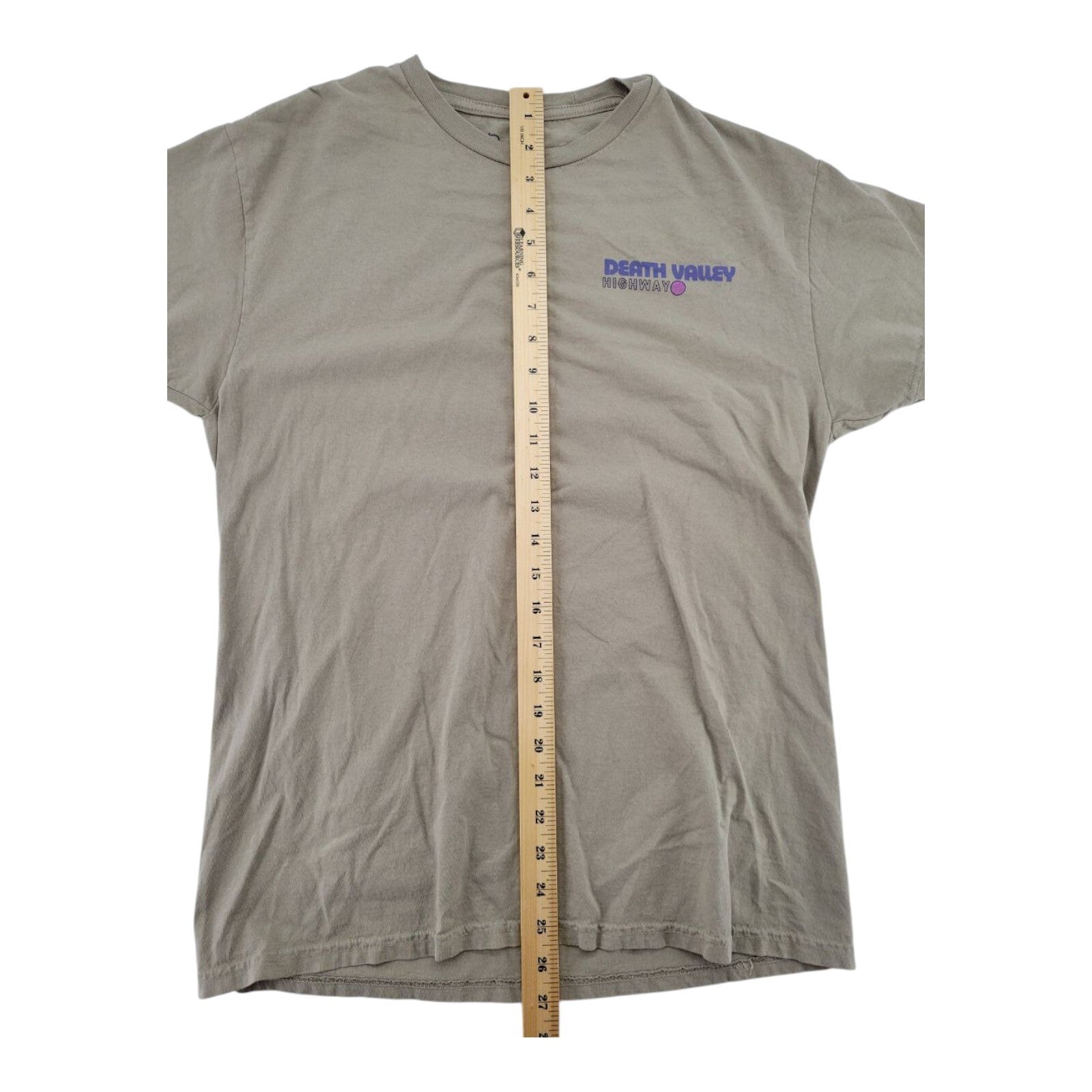 Bowery Supply Co Death Valley Highway Graphic Tan T-Shirt Mens Medium