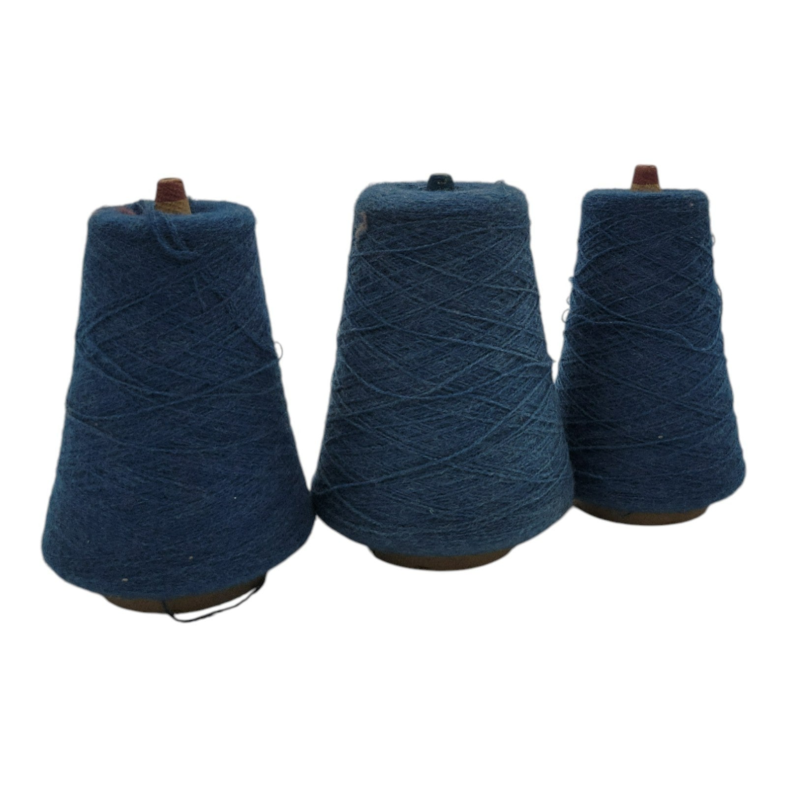 Vintage 1980s Templon 2/24 Betony Heather Yarn Cone Lot of 3
