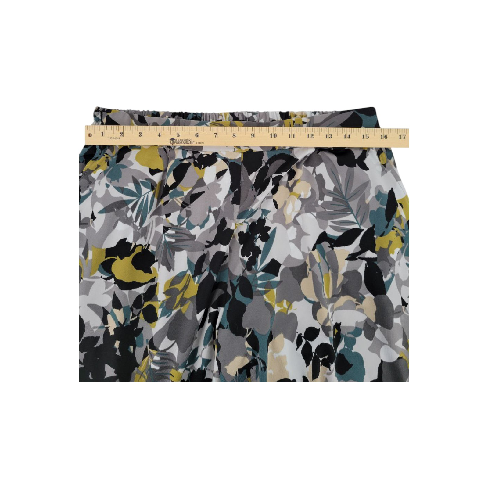 Antthony Original Women Floral Pull On Jegging Pants With Pockets Elastic Waist