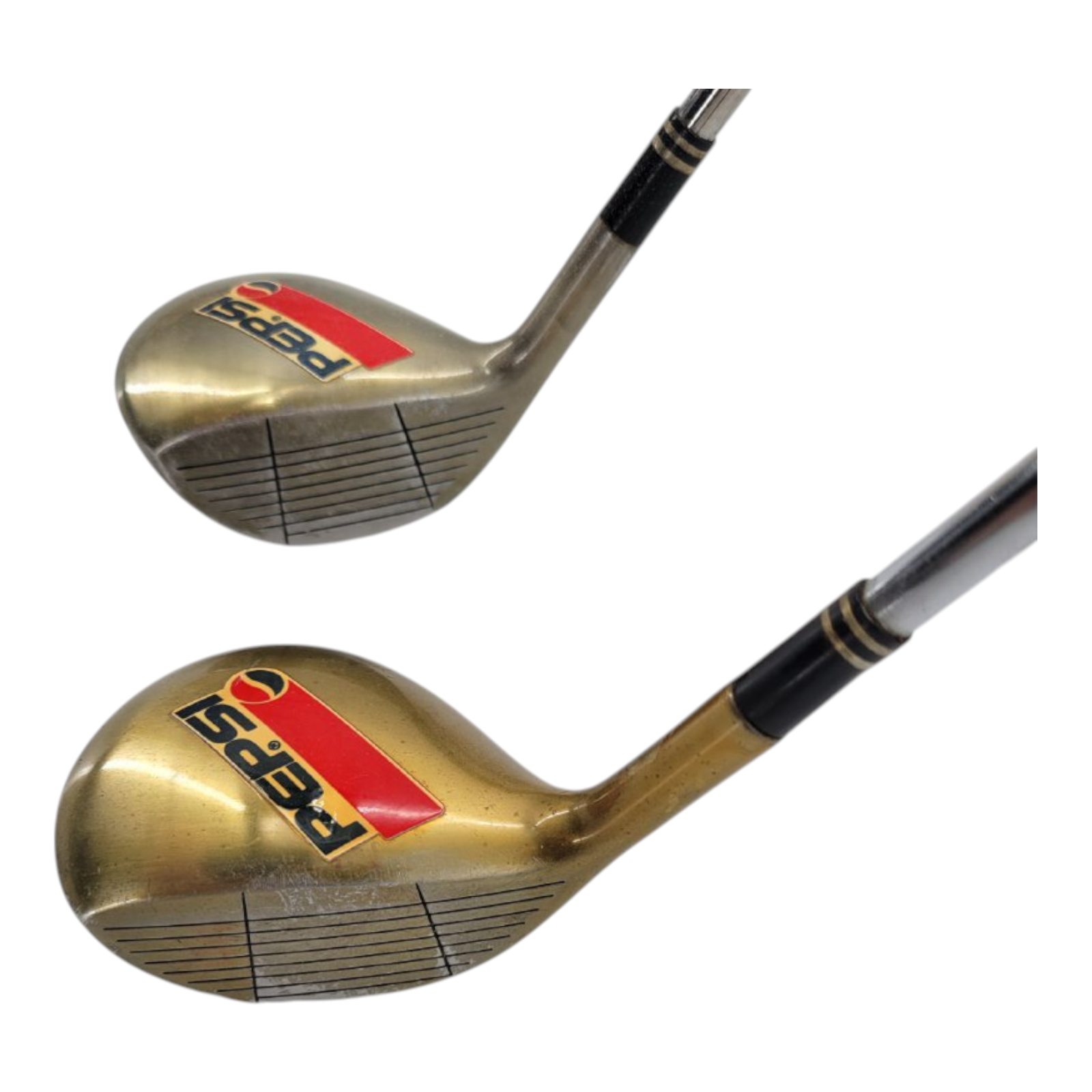 Wilson 1200 TN System 45 1 3 Fairway Wood Set RH Pepsi Edition Steel Shaft