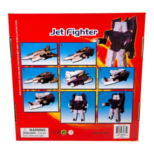 Changeable Robots Jet Fighter Transforms Collects Distorts Completely Fun Toy