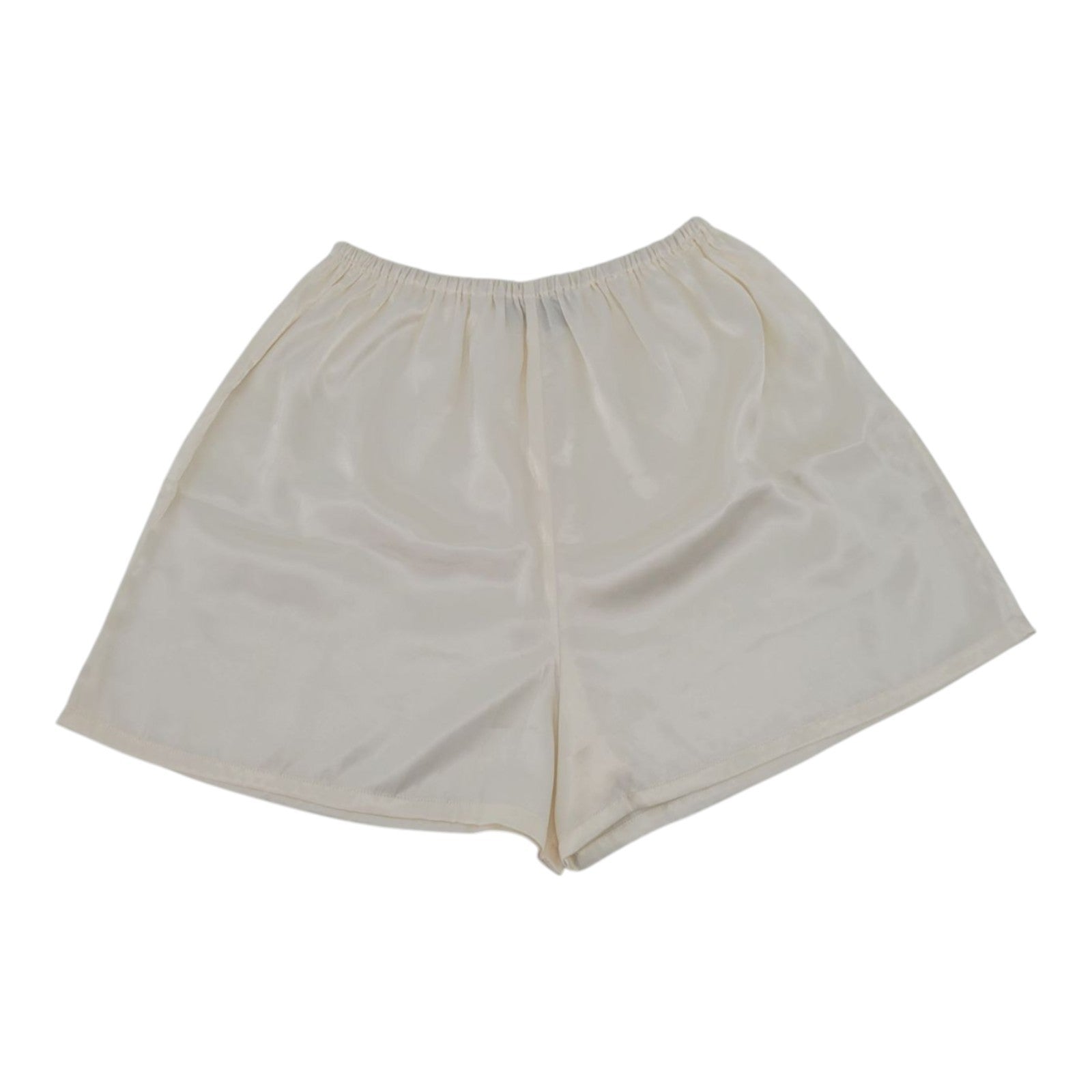 NY&Co Intimates Women's Ivory Satin Sleepwear Set Top & Shorts Sleeveless Size S