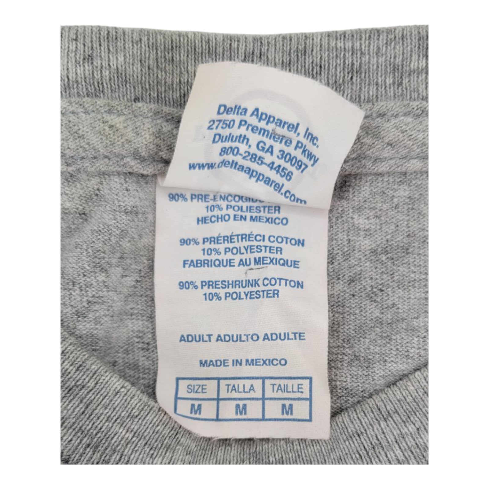 Delta Pro Weight Space Jam Tune Squad T-Shirt Gray Adult Medium Short Sleeve
