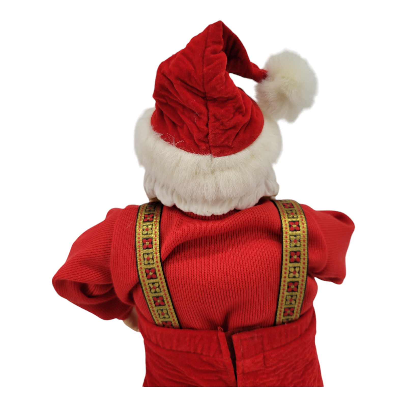 Vintage 1998 Christmas Fantasy Jingle Bell Rock Dancing Santa Animated Decor
