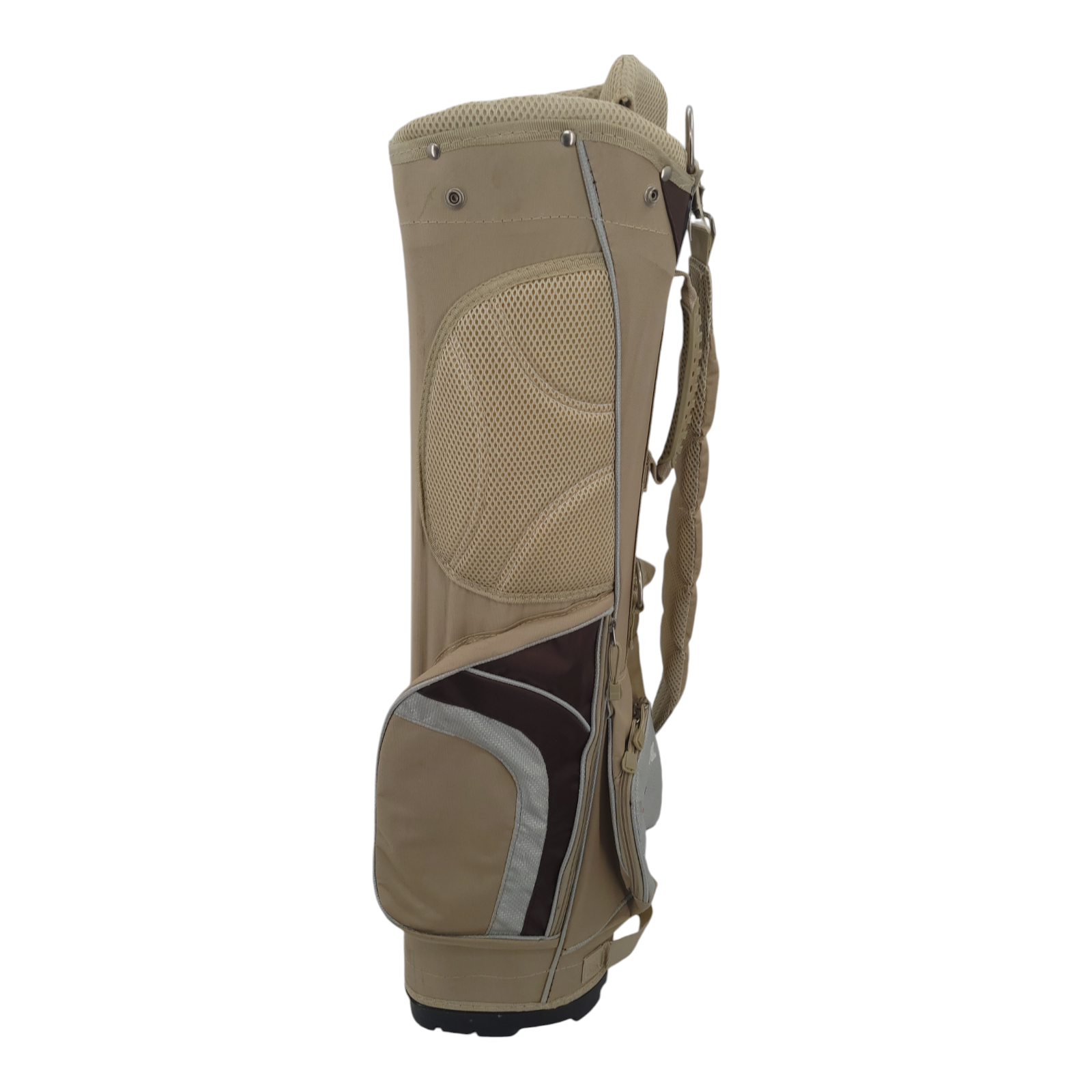 RAM Golf Cart Stand Bag Beige Tan 6-Way Divider 5 Pockets Lightweight