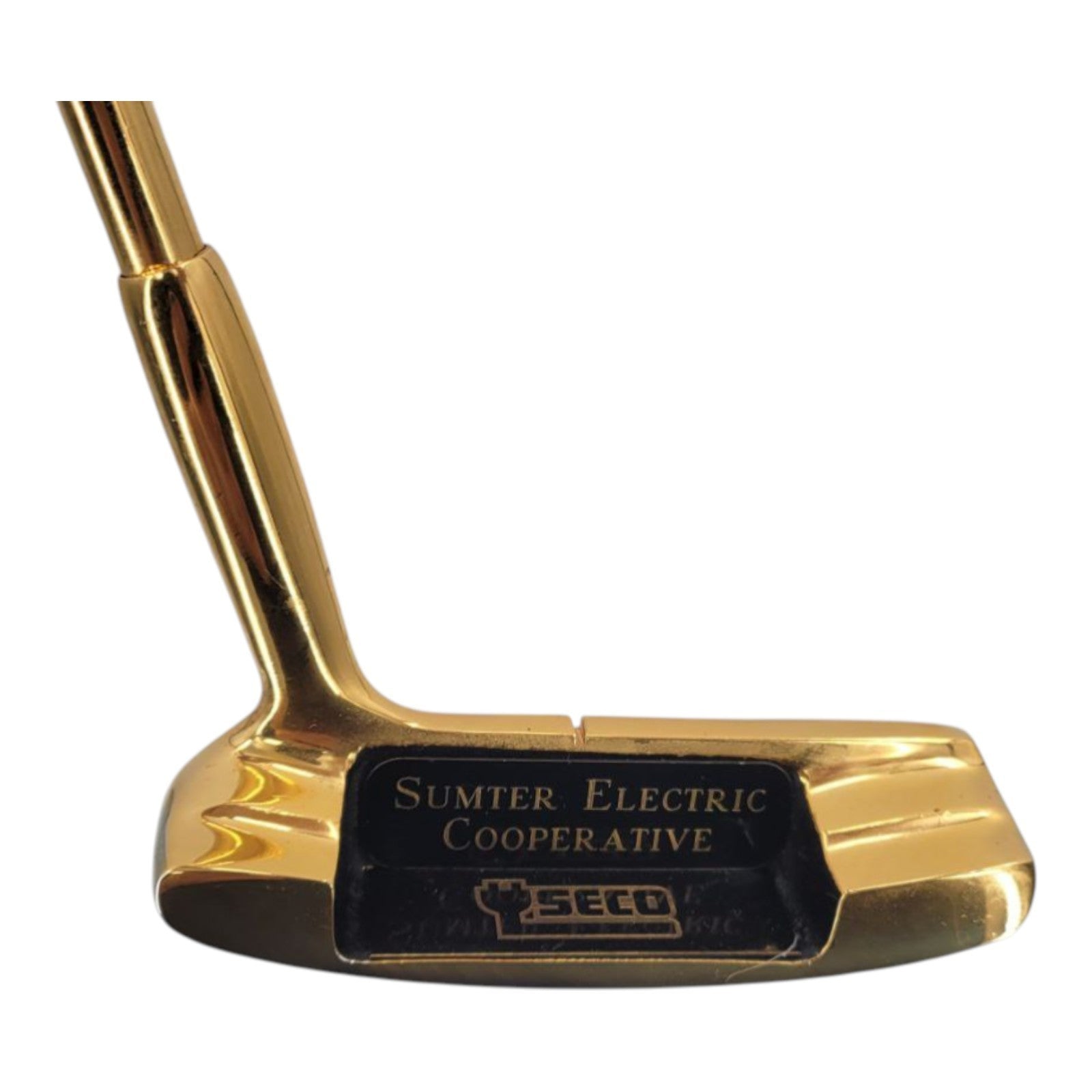 Sutter's Mill Sumter Electric Blade Putter RH Men's 35" Chrome Black Gold Shaft