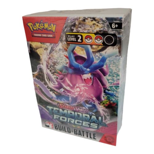 Pokemon TCG Scarlet and Violet Temporal Forces Build & Battle Box SV05 40 Cards