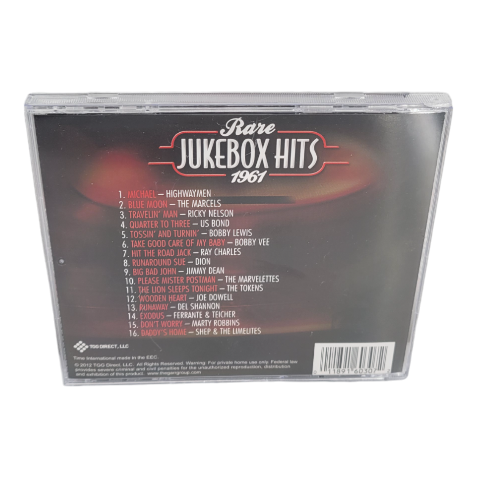 Rare Jukebox Hits CD Collection 1958-1961 4 CD Set Classic Oldies Compilation