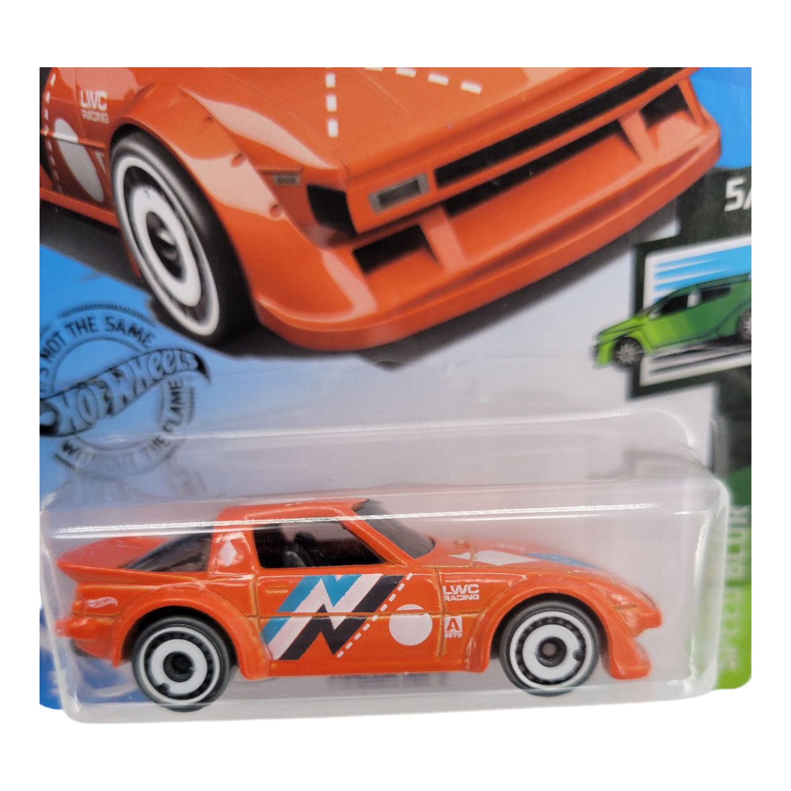 Hot Wheels Mazda RX-7 Speed Blur Orange 5/5 130/250 Die-Cast Car 1:64 Scale