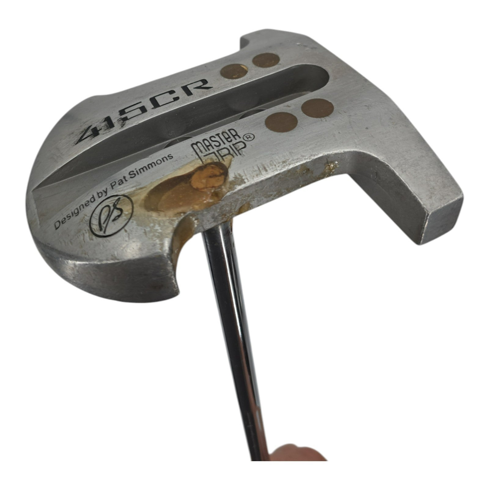 Master Grip 415CR Pat Simmons Mallet Putter Golf Club RH 34"