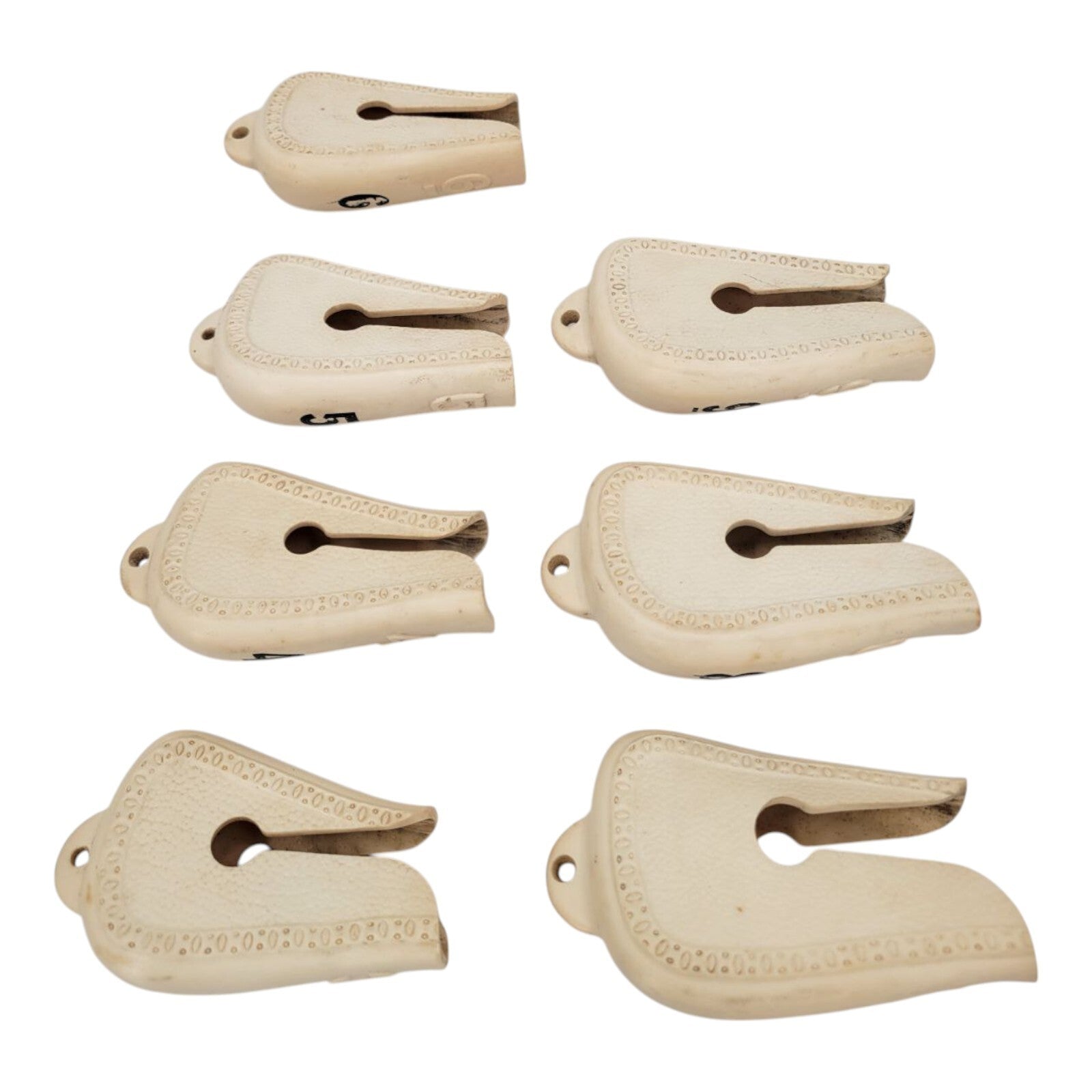 Vintage Rubber Linkable Golf Club Irons Head Covers Set 3-9