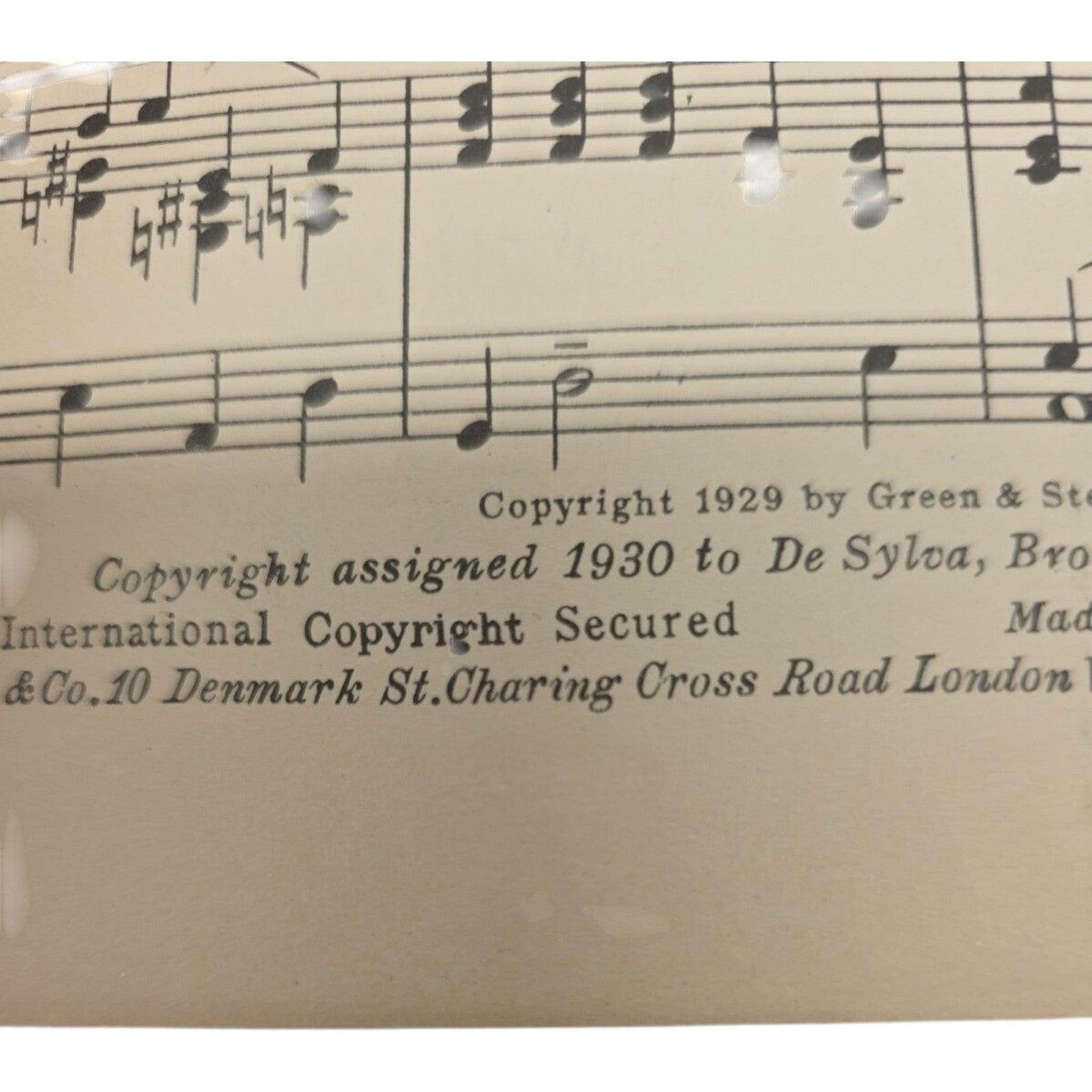 1929 Vintage Congratulations Ballad Fox Trot Pinkard Goetz Sheet Music