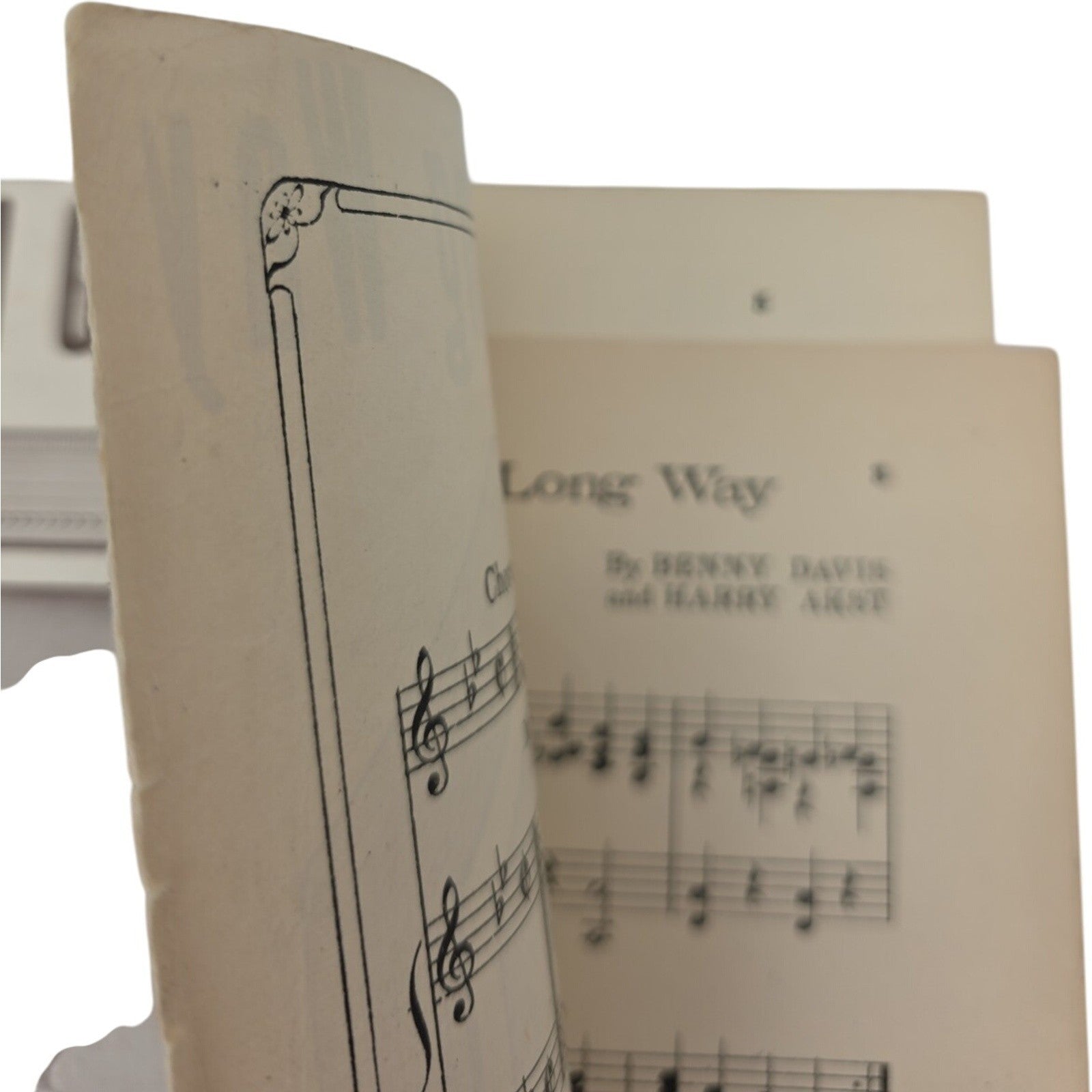 1923 A Smile Will Go a Long Long Way Vintage Sheet Music feat by Henry Santrey