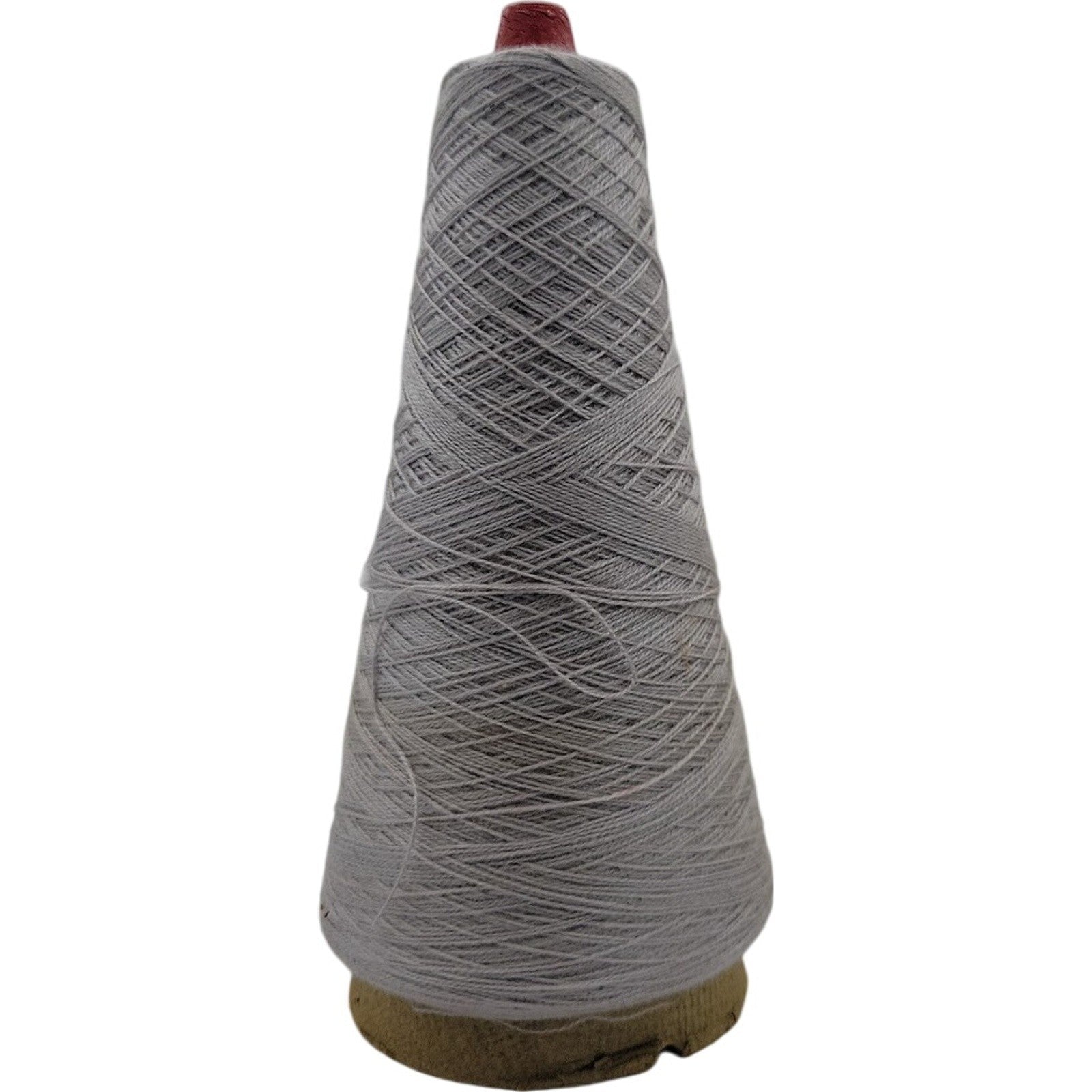 Vintage Pisgah Yarn 2/24 Lt Grey Cone Yarn Weaving Knitting Lot 4220