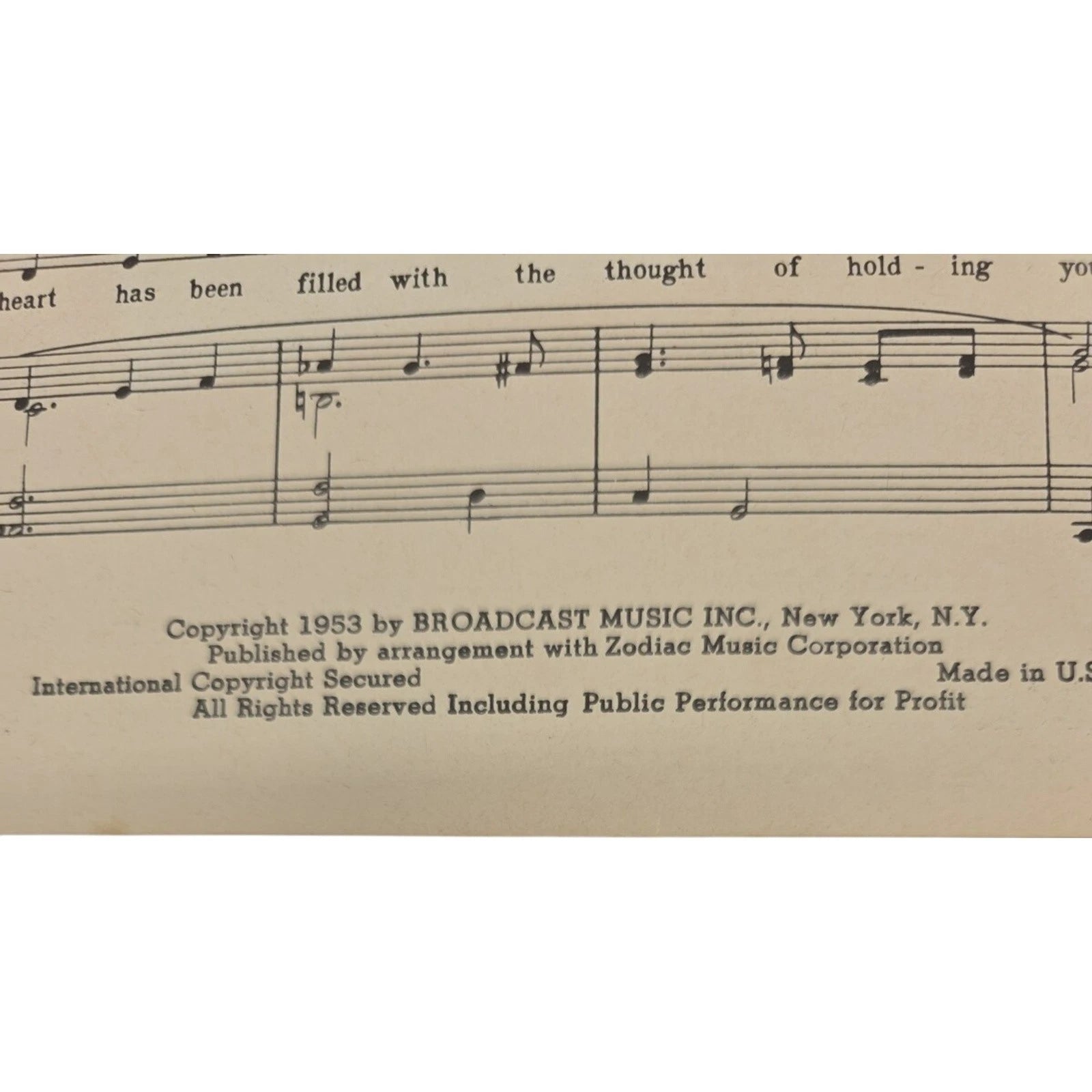 Vintage 1953 Sheet Music Many Times by Jessie Barnes and Felix Stahl