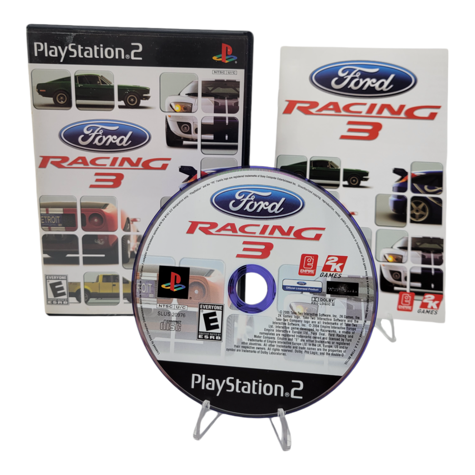 2K Games Ford Racing 3 PlayStation 2 Game 2005 with Manual