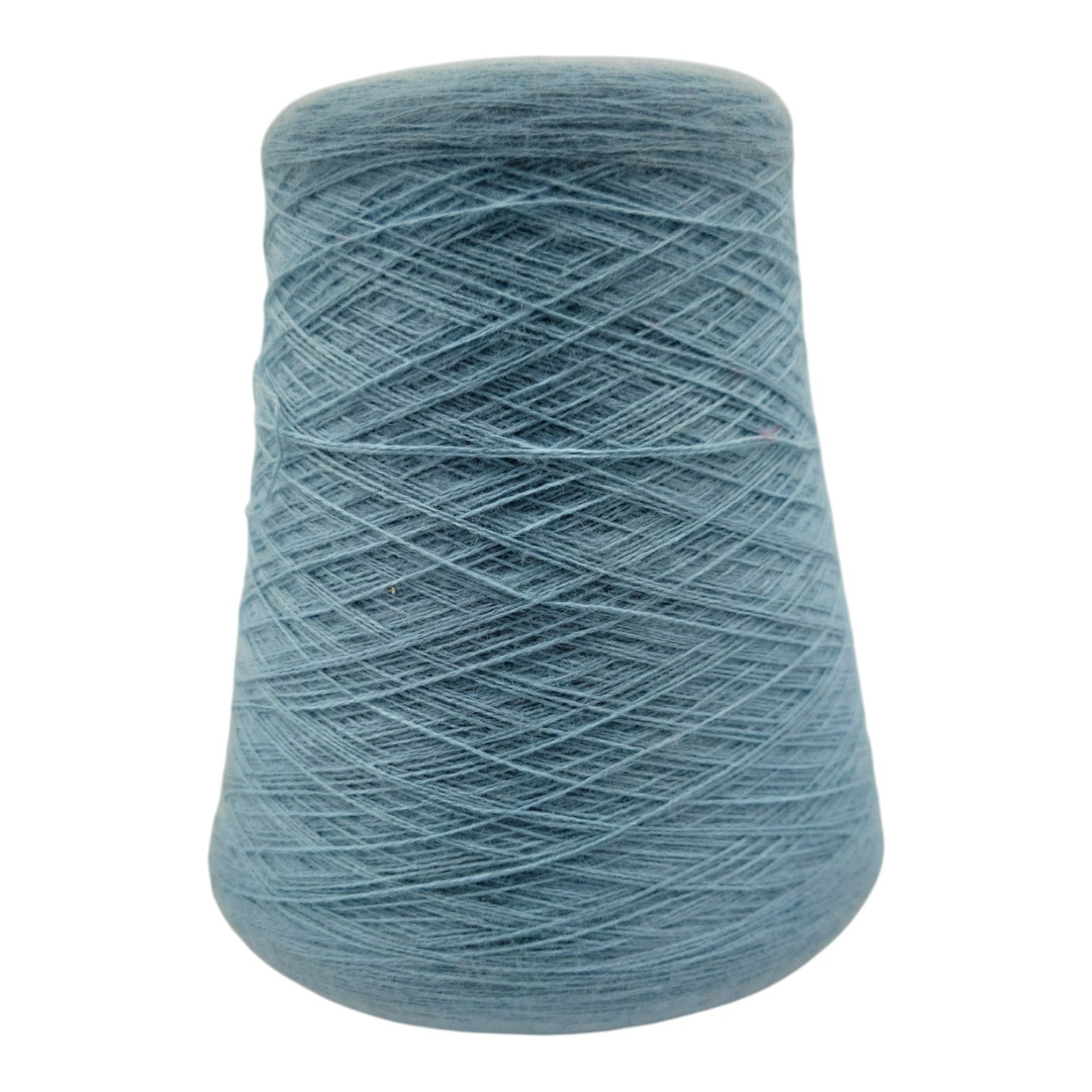 Vintage 1980s Templon Pow Blue Yarn Cone 2/30