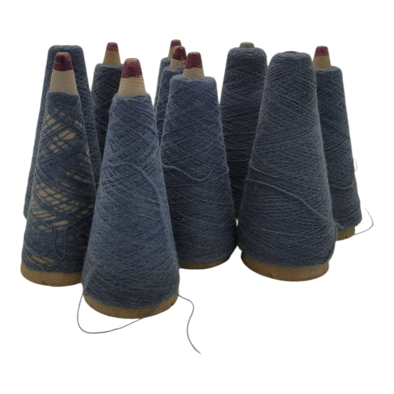 Vintage Templon 2/24 Sealskin Header Acrylic Cone Yarn Lot of 10