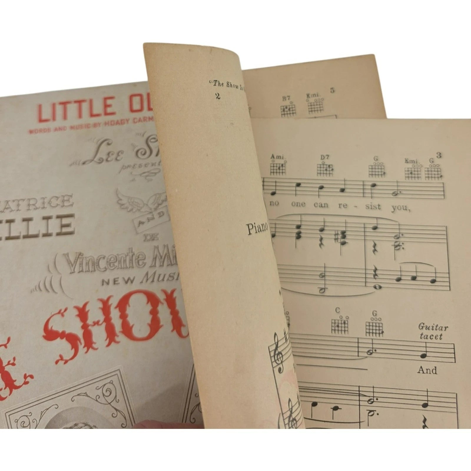Vintage 1936 Sheet Music Little Old Lady From The Show is On by Ted Fetter