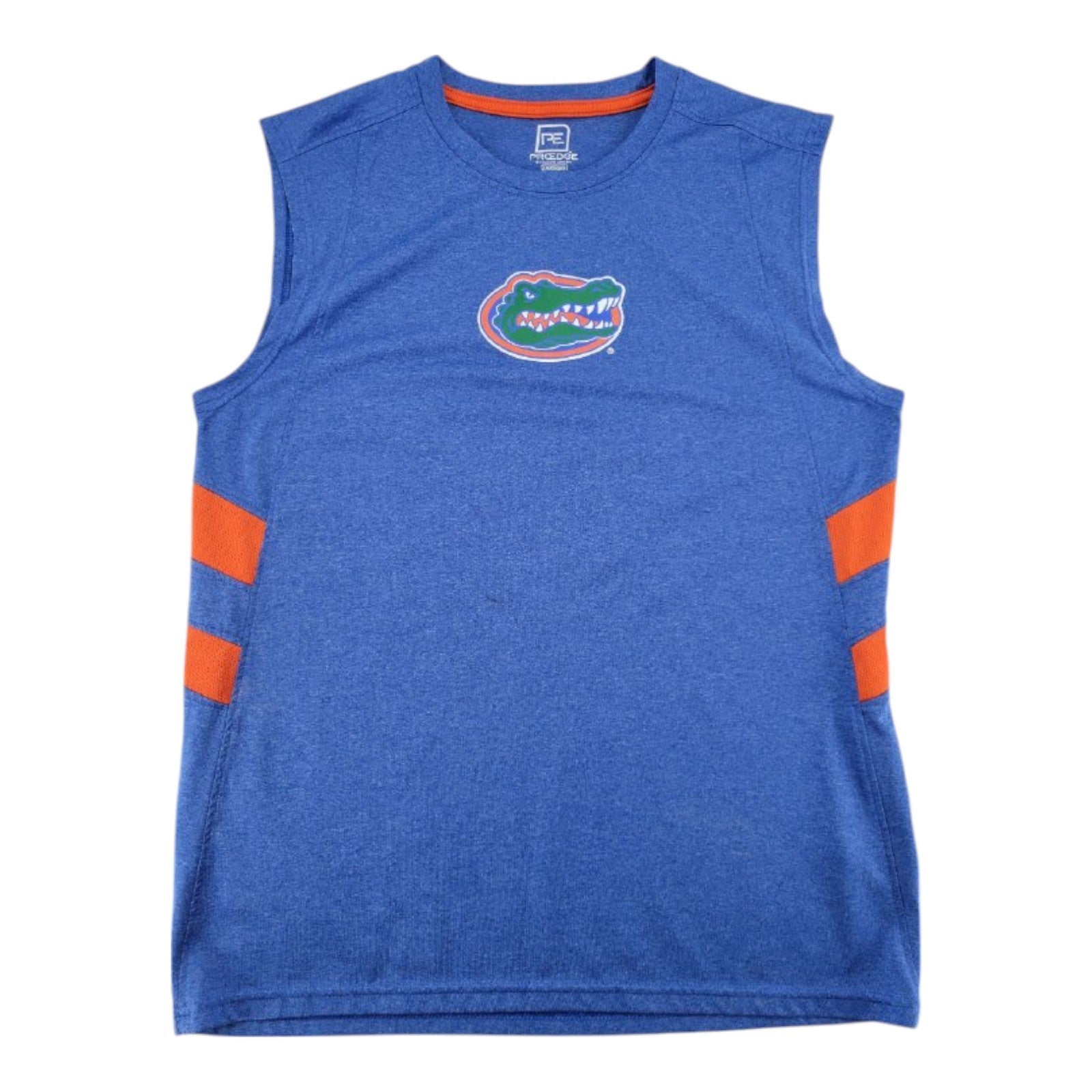 ProEdge Florida Gators Muscle Shirt Blue Orange Sleeveless NCAA Size L 42/44