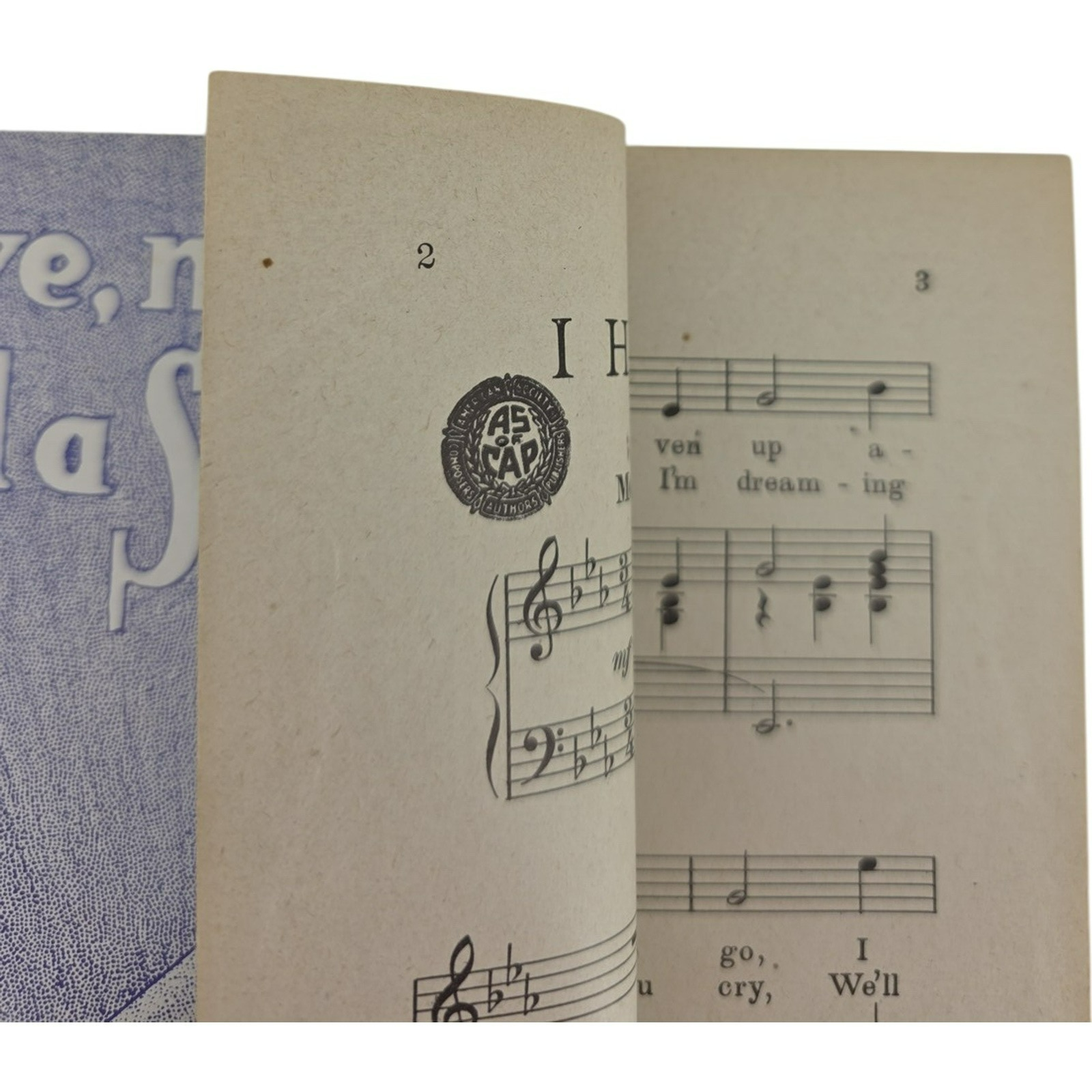 Vintage Sheet Music 1943 Goodbye, my love, I heard a Silver Trumpet by Fred Rose