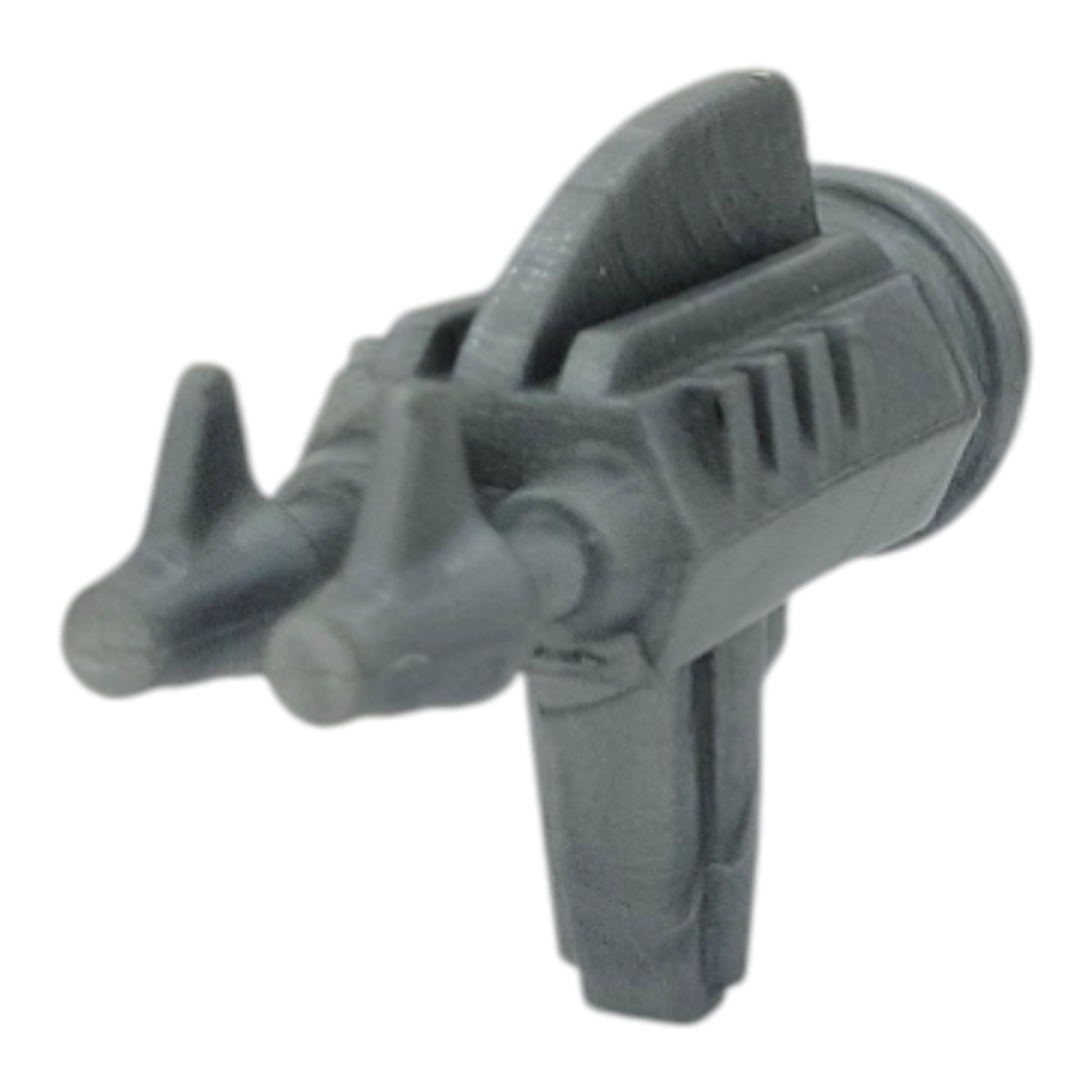 Vtg MOTU Roboto Gun Attachment 1985 Gray Weapon Accessory Part