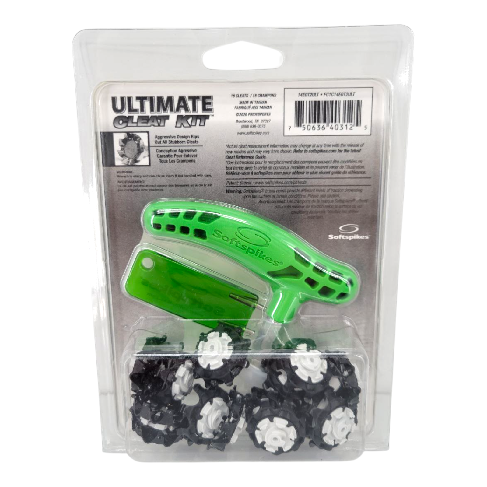 Softspikes Ultimate Cleat Kit Pulsar Golf Spikes Ripper Wrench Fast Twist 3.0