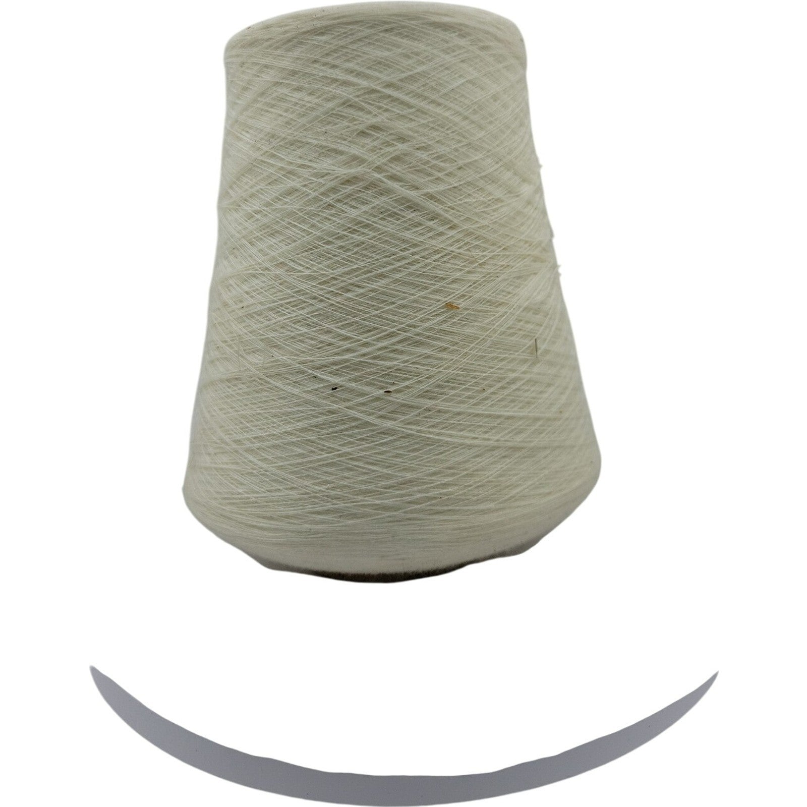 Vintage Phoenix Dye Works 1/31 Creslan Acrylic Cone Yarn White 8275