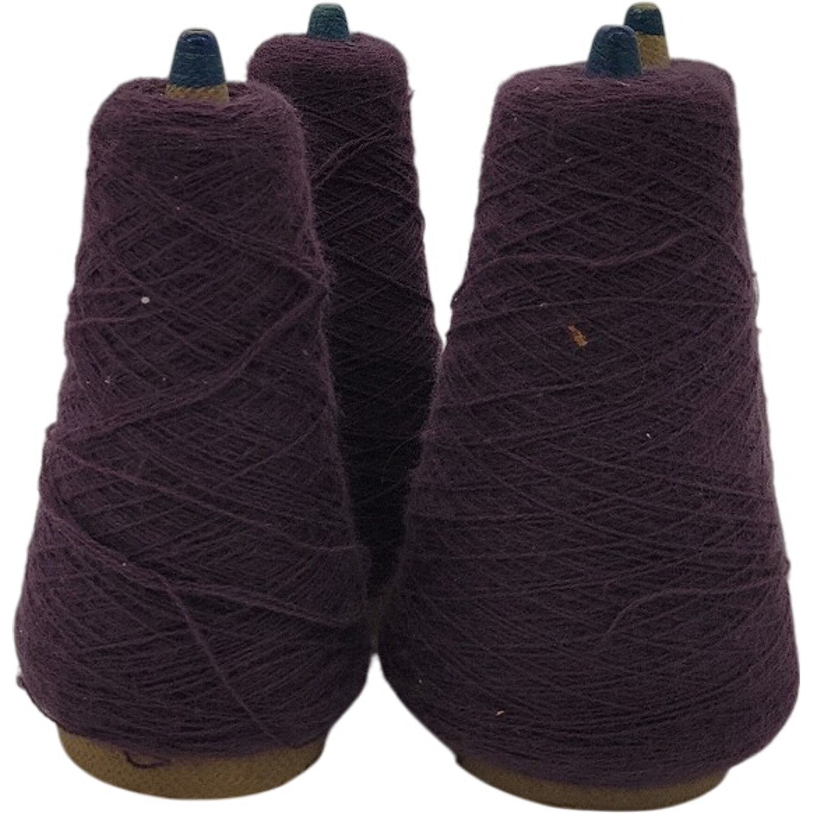Vintage Phoenix Dye Works Yarn Cone Federal Elderberry 2/24 Lot of 4