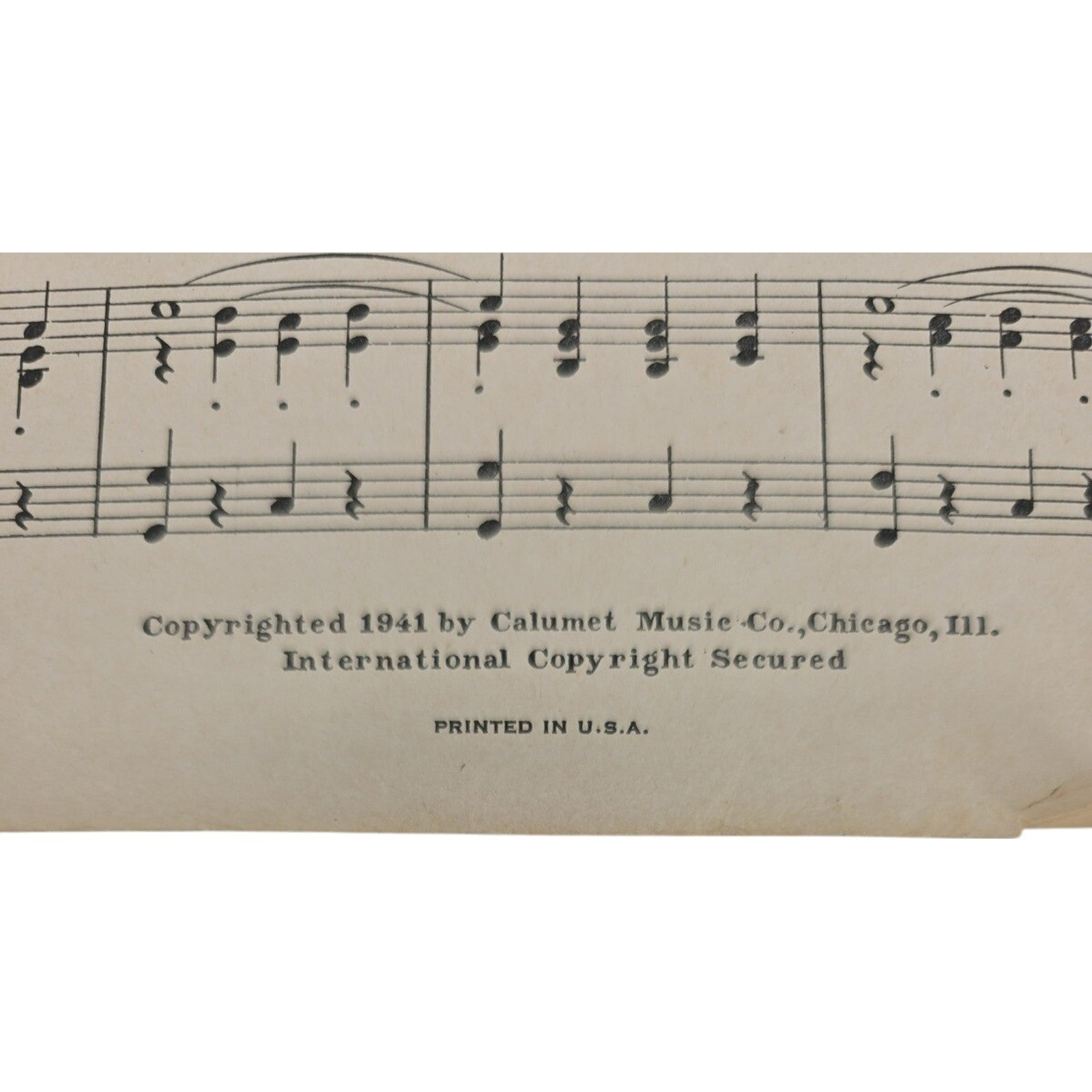 Vintage 1941 Sheet Music Love's Melody by Carolyn Merrill and P I Tschaikowsky