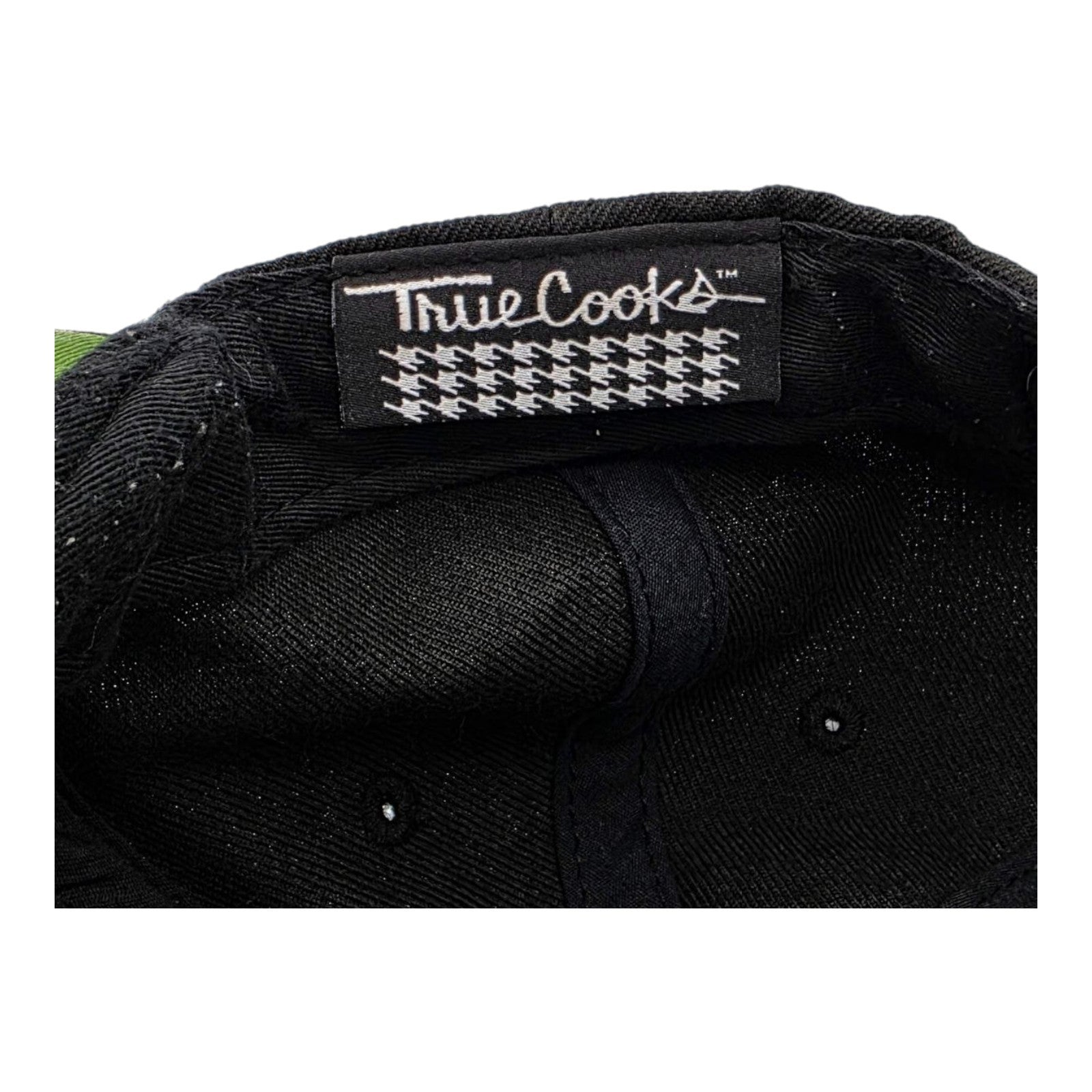 True Cooks Black Snapback Hat Adjustable Flat Bill Cap One Size